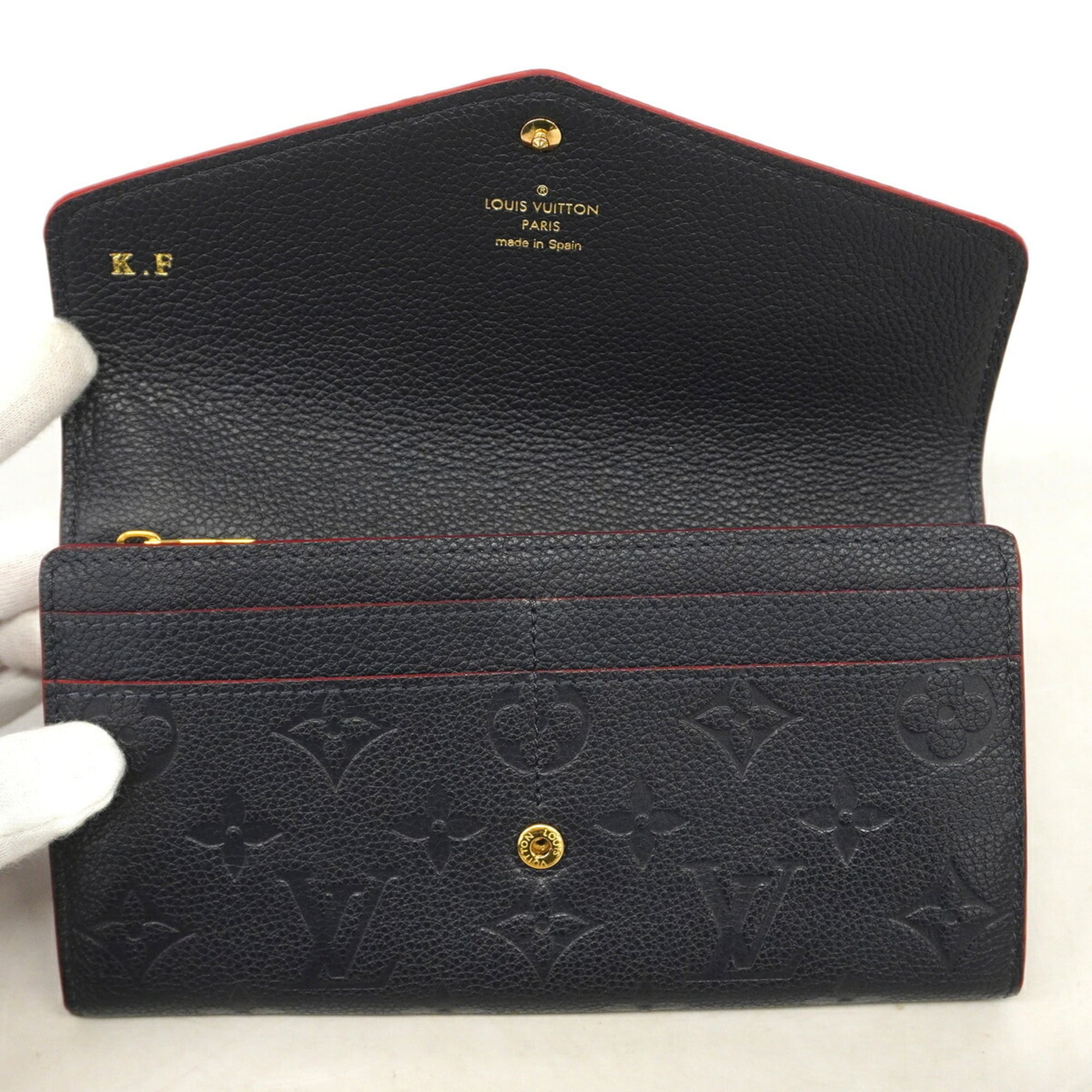 Louis Vuitton Marine Rouge Long Wallet (Bi-Fold) (Pre-Owned)