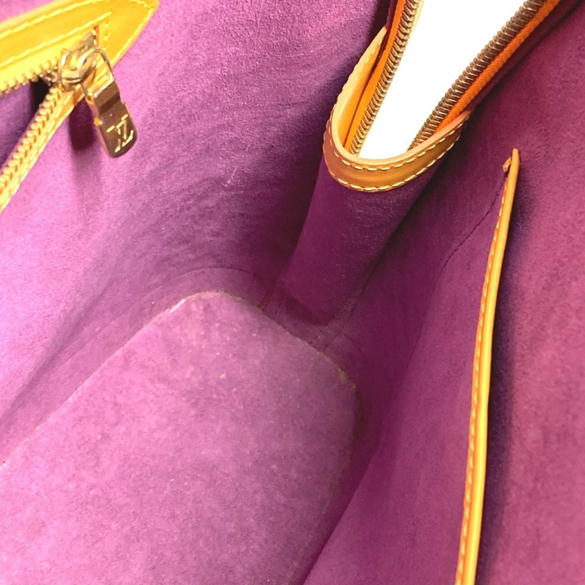 Louis Vuitton Epi Yellow Epi Leather Shoulder Bag Tote Bag (Pre-Owned)