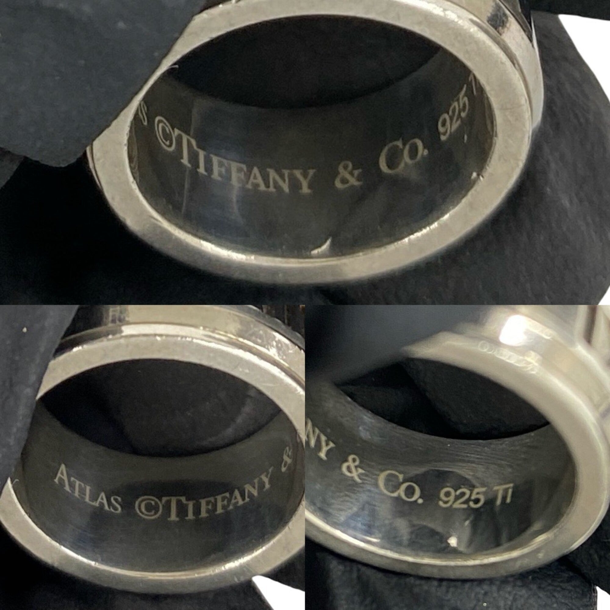 Tiffany Silver Silver 925 Band Ring (Pre-Owned)