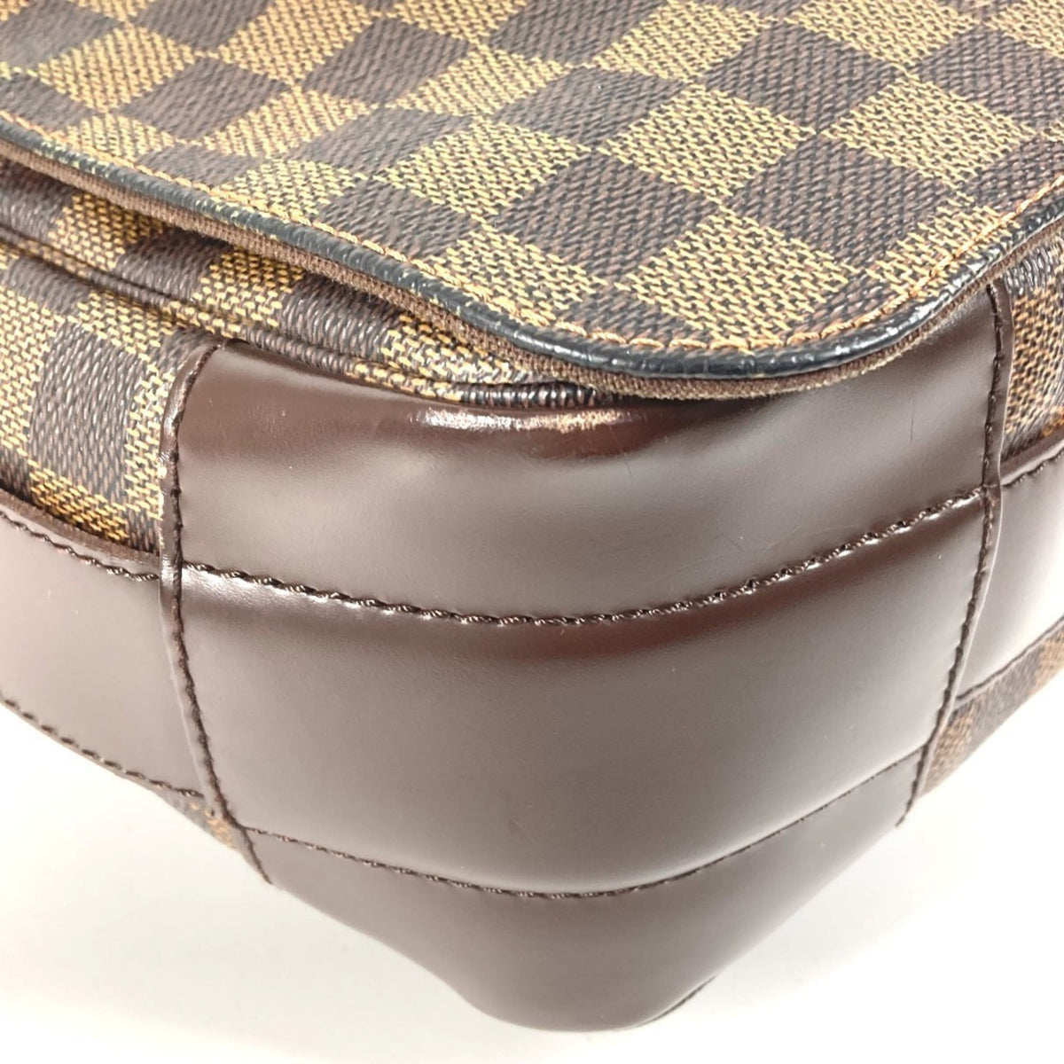 Louis Vuitton Brown Damier Canvas Messenger Bag Shoulder Bag (Pre-Owned)