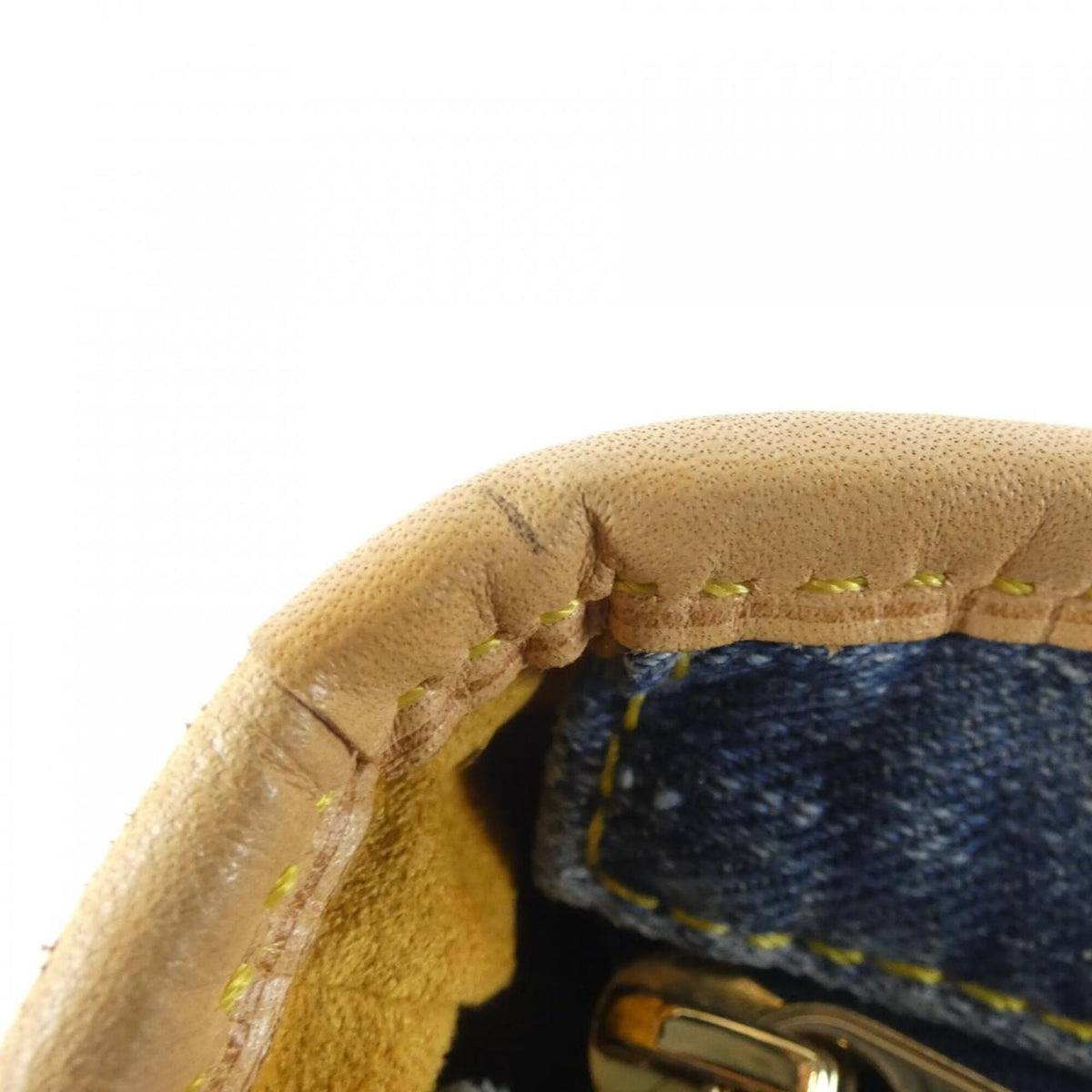 Louis Vuitton Monogram Denim Blue Monogram Denim Handbag (Pre-Owned)