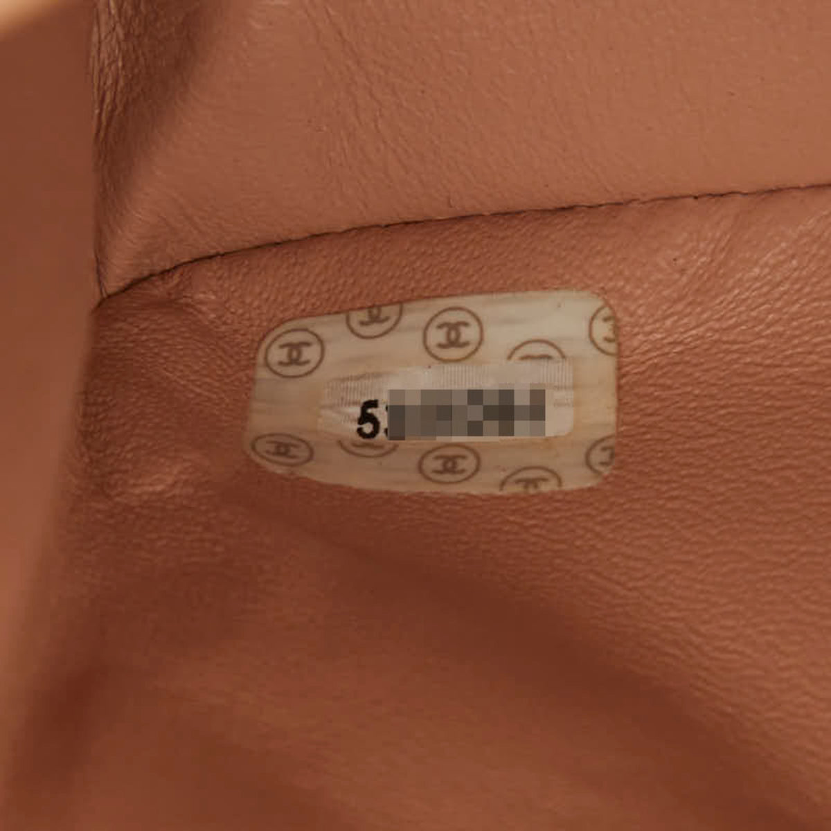 Chanel Beige Pink Leather Plastic Handbag Shoulder Bag (Pre-Owned)