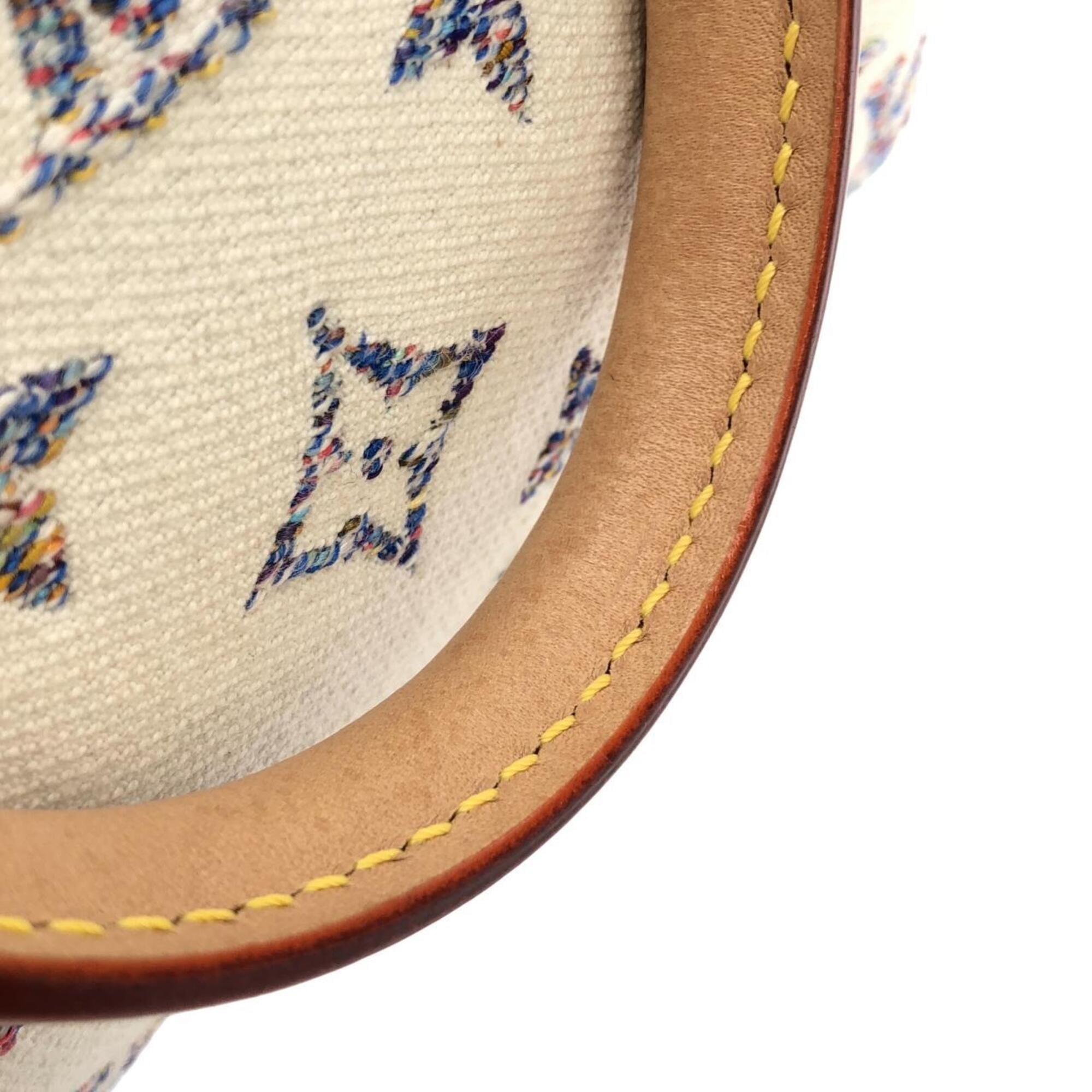 Louis Vuitton Monogram Multicolore White Jacquard Boston Bag (Pre-Owned)