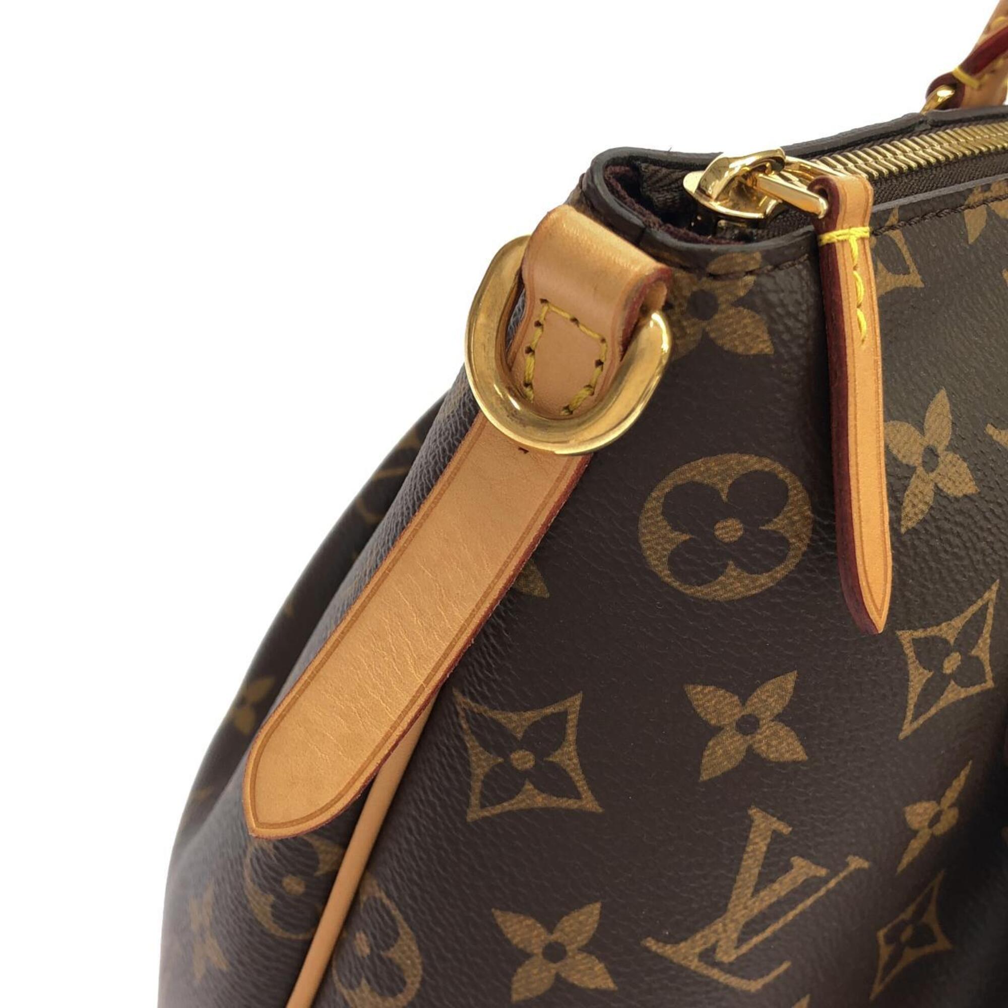 Louis Vuitton Marron Coated Canvas Handbag (Pre-Owned)