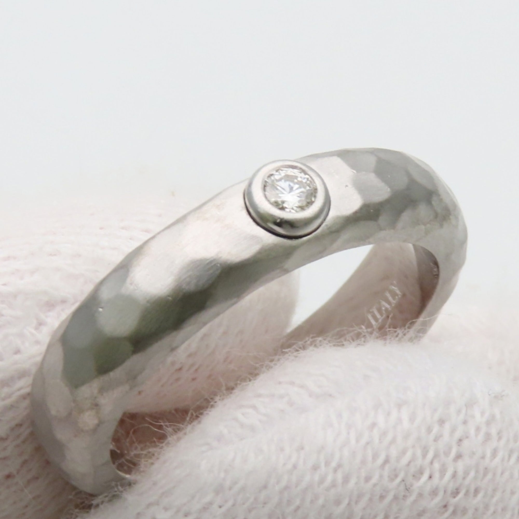 Tiffany White Gold White Gold (18K) Band Ring (Pre-Owned)