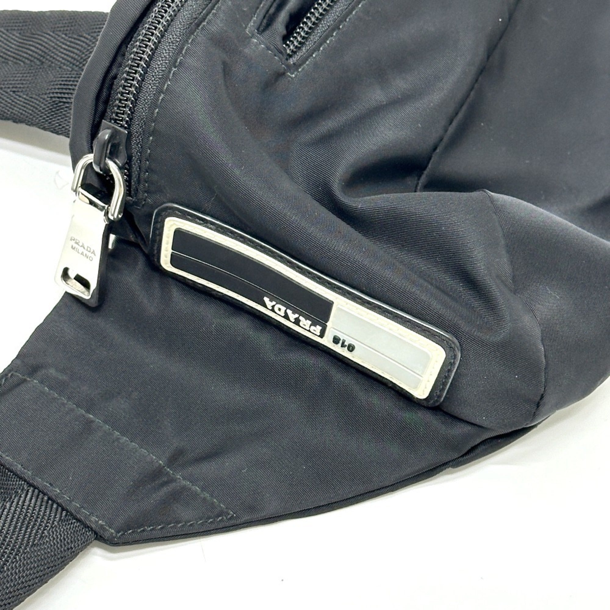 Prada Black Nylon Handbag Sling Bag (Pre-Owned)