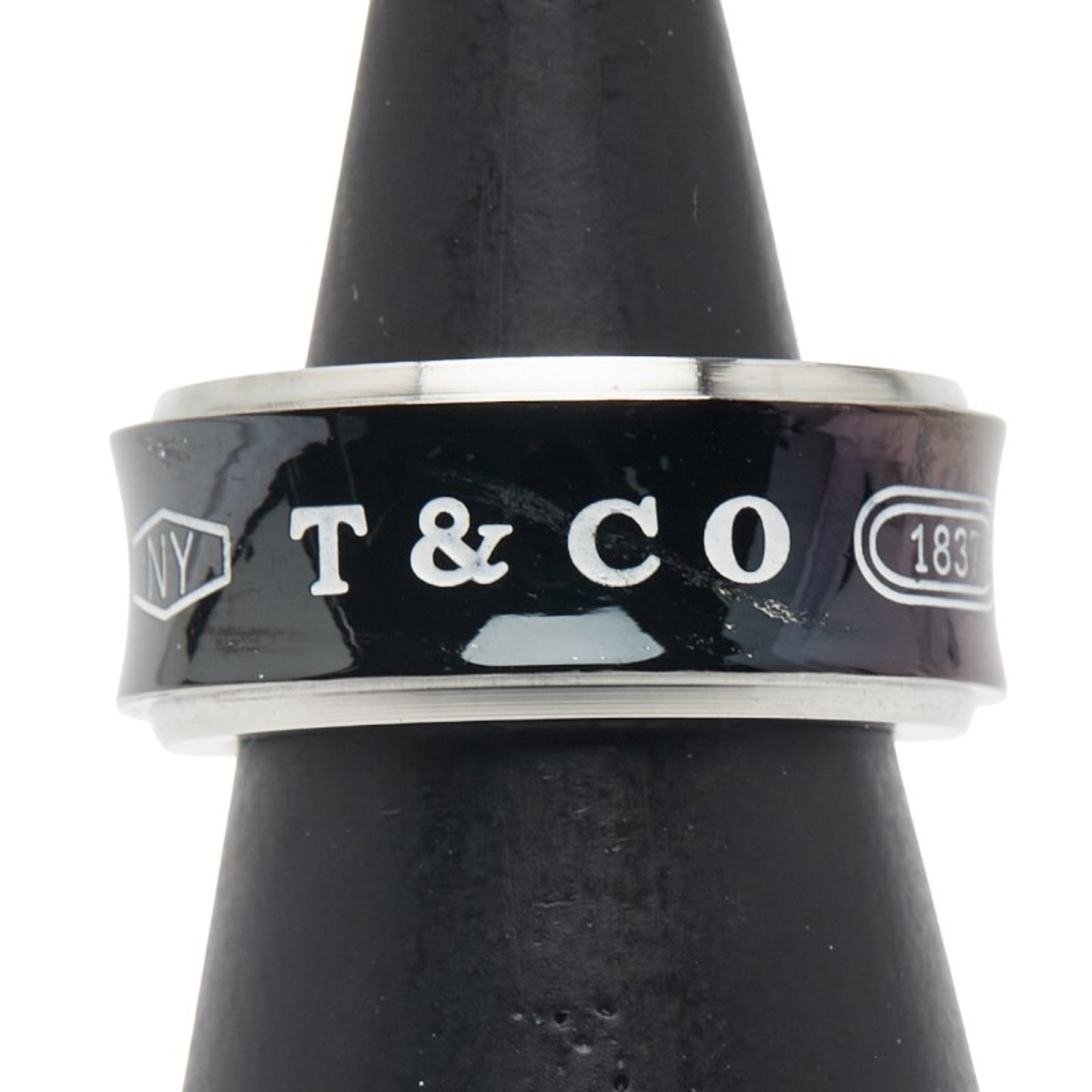 Tiffany Silver 925 Titanium Band Ring (Pre-Owned)