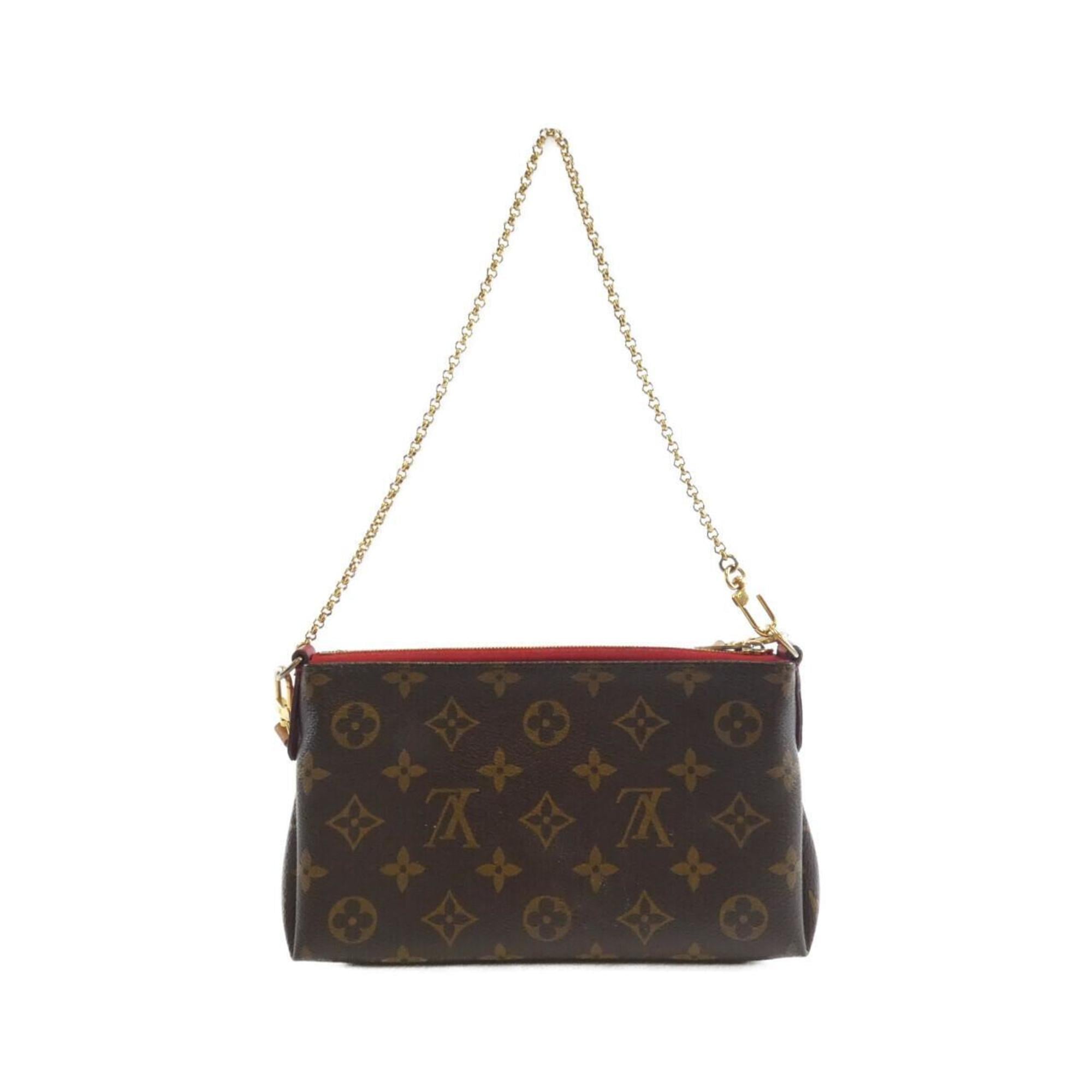 Louis Vuitton Brown Coated Canvas Shoulder Bag (Pre-Owned)