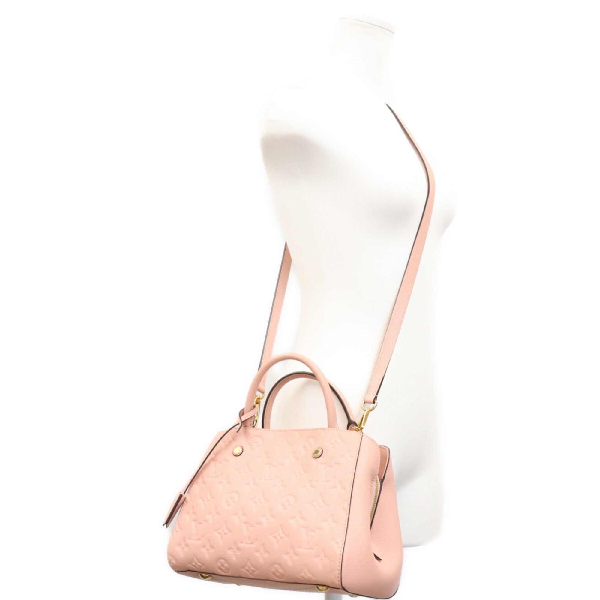 Louis Vuitton Pink Monogram Empreinte Shoulder Bag (Pre-Owned)