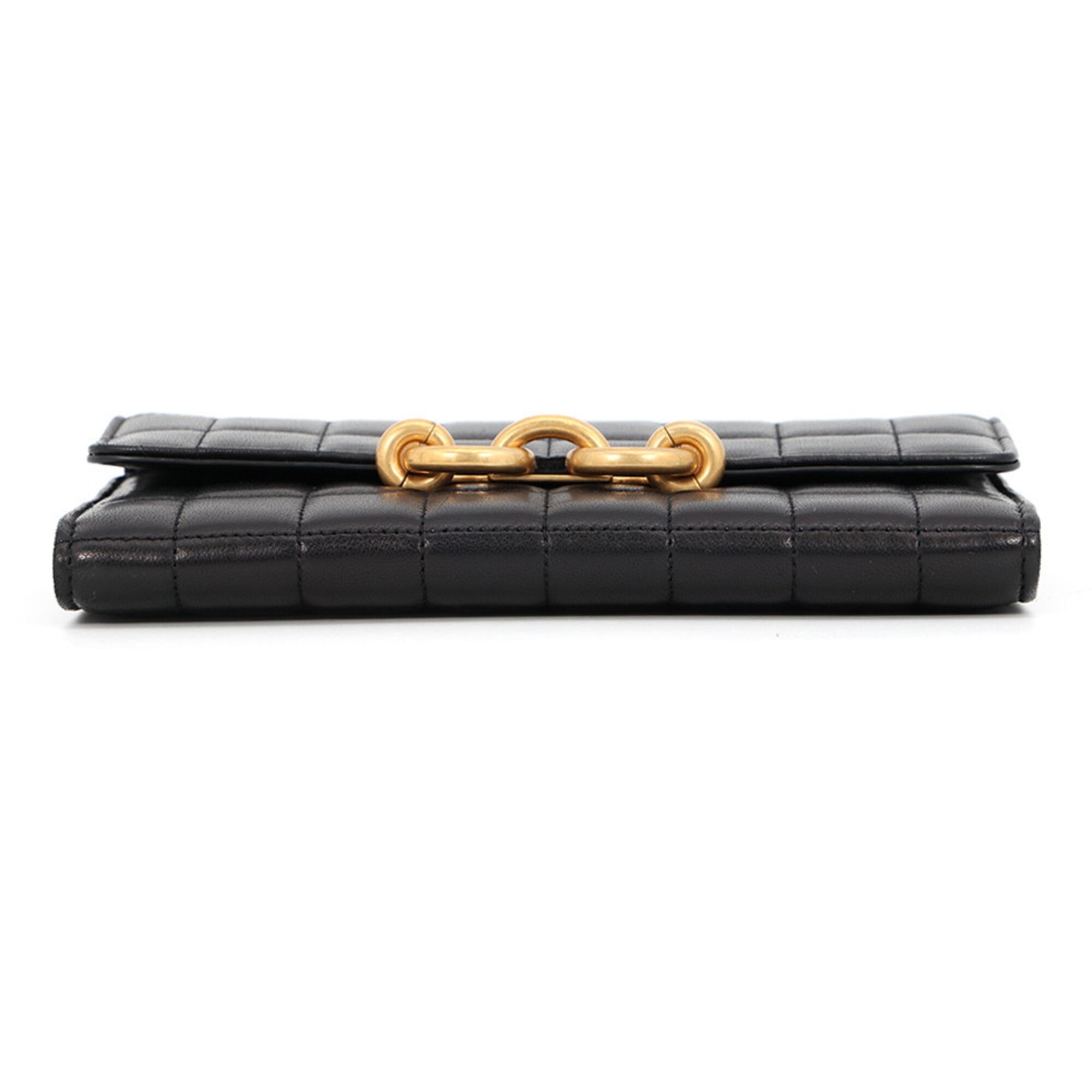 Yves Saint Laurent Black Chain/Shoulder Wallet (Pre-Owned)