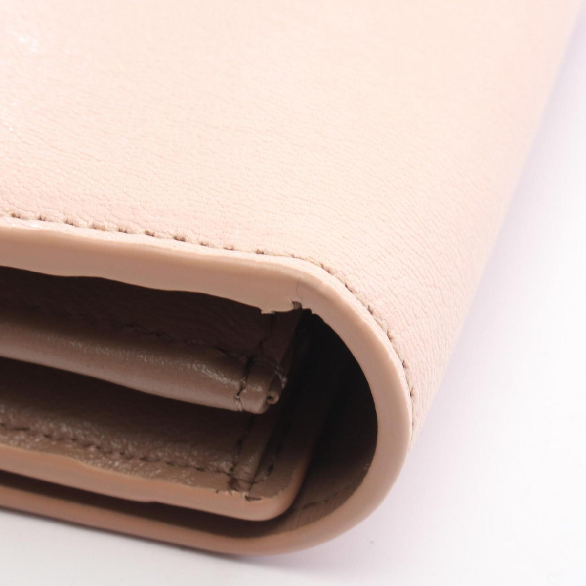 Tod's Pink Leather Long Wallet (Bi-Fold) (Pre-Owned)