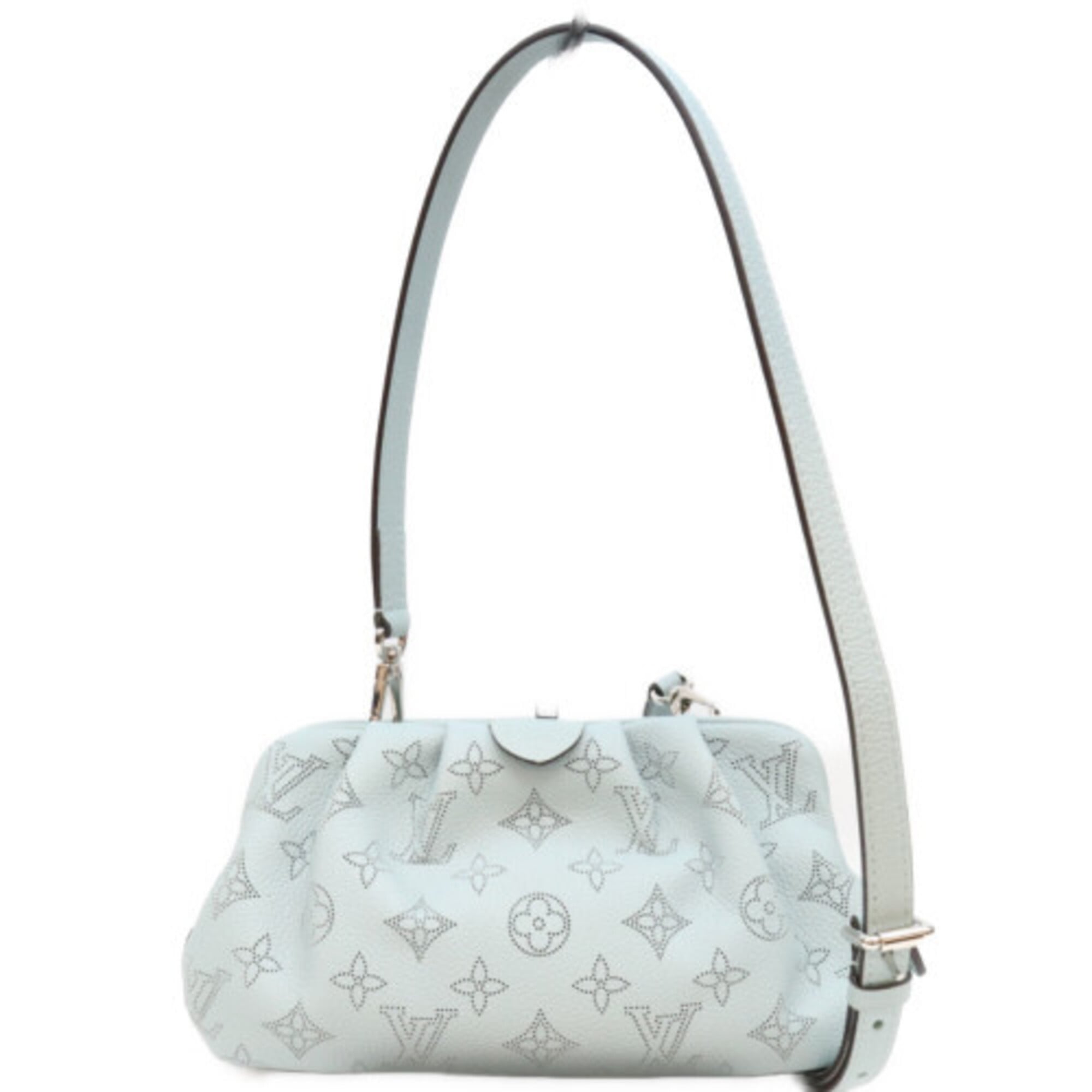Louis Vuitton Green Mahina Leather Shoulder Bag (Pre-Owned)