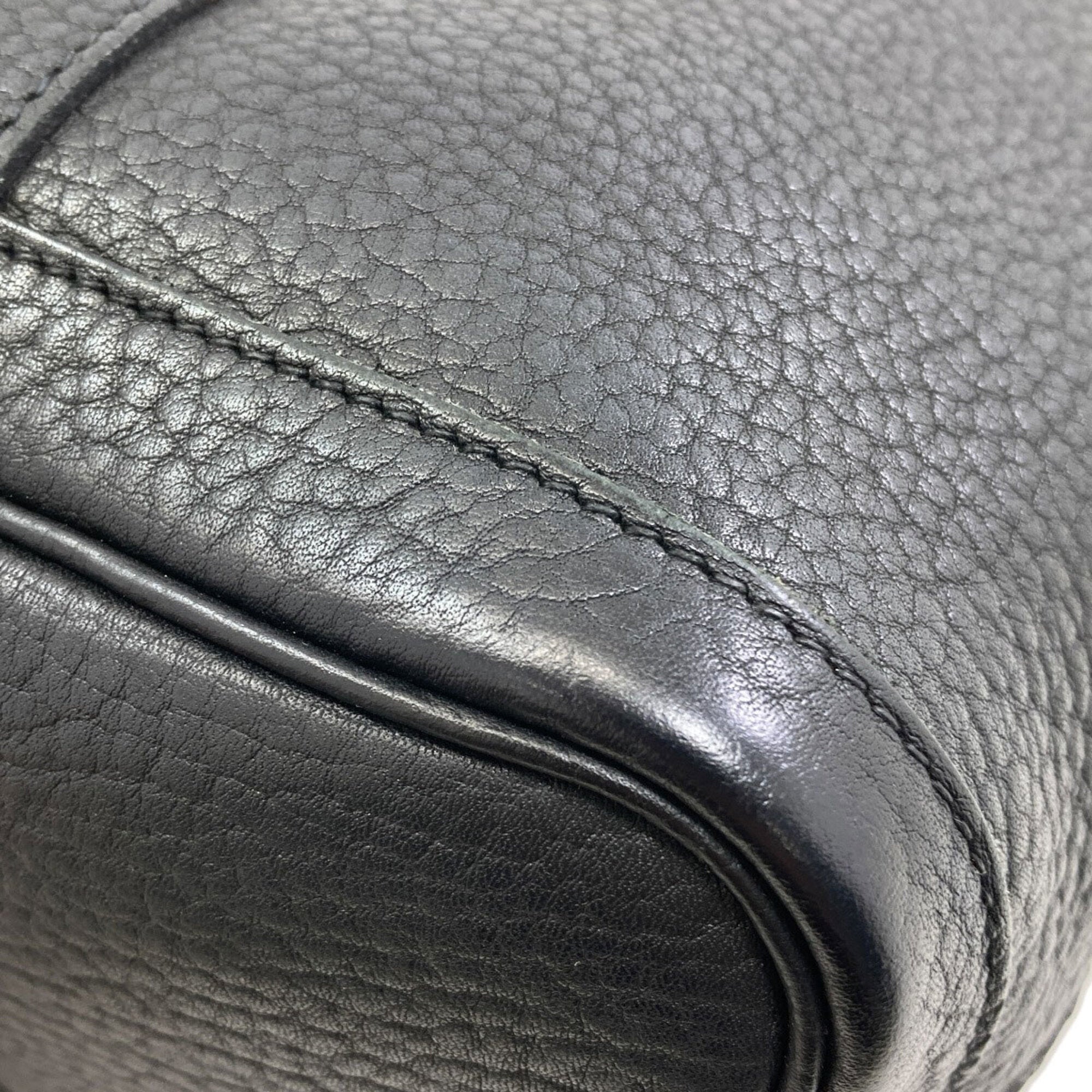 Hermes Black Negonda Leather Handbag (Pre-Owned)