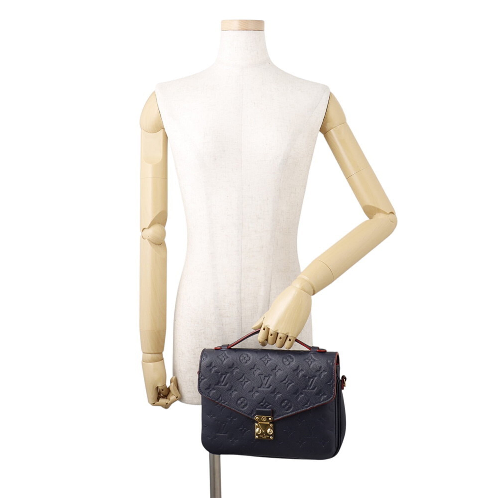 Louis Vuitton Marine Rouge Monogram Empreinte Handbag Pochette (Pre-Owned)