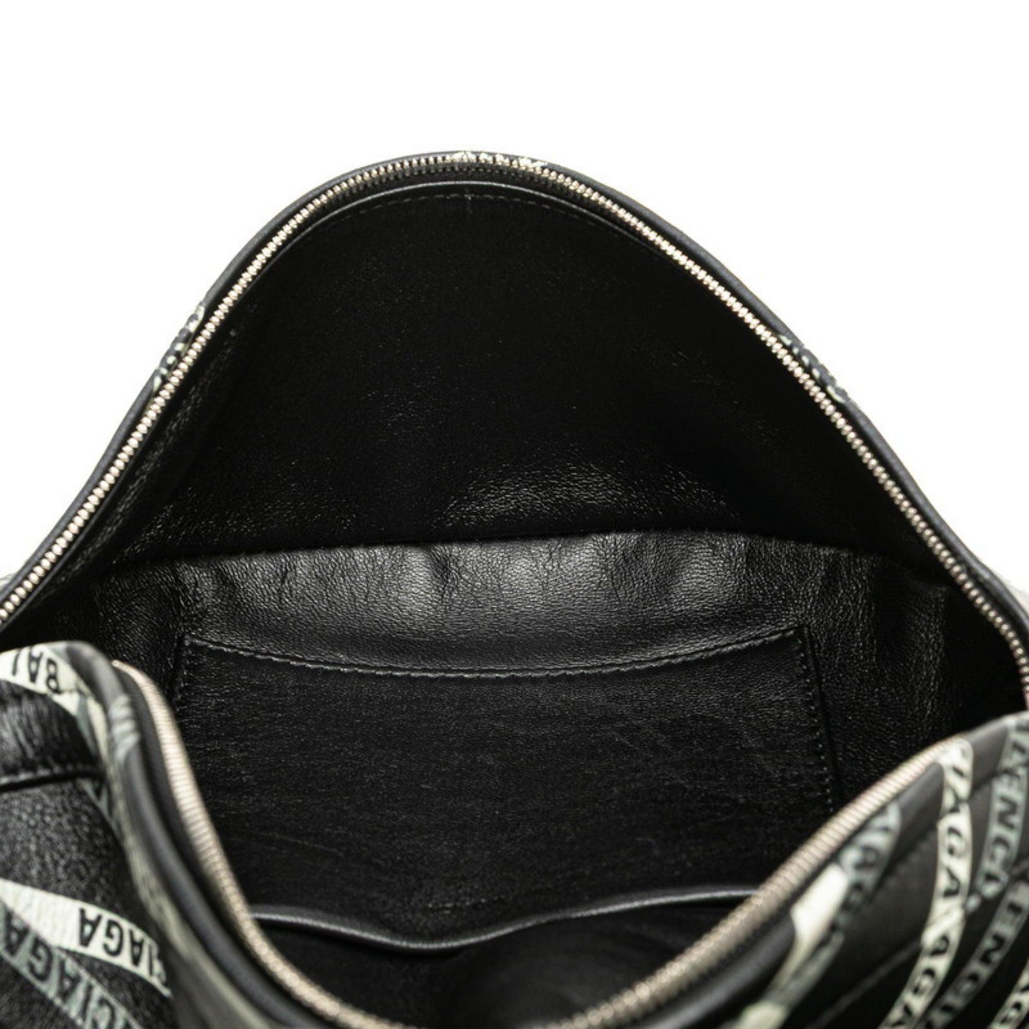 Balenciaga Black Green Leather Fanny Pack (Pre-Owned)
