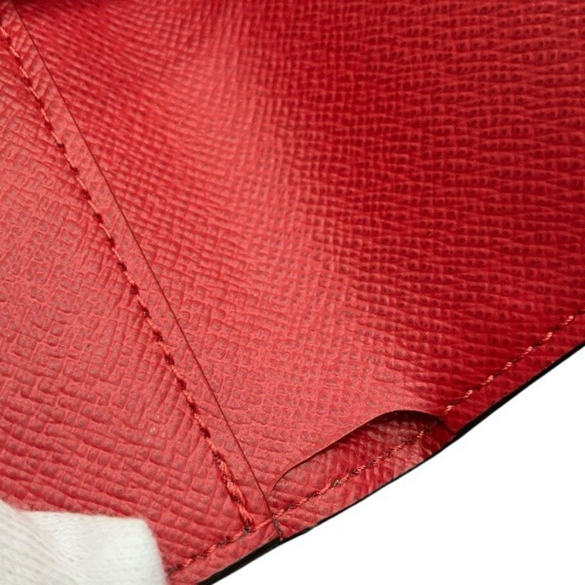 Louis Vuitton Brown Red Color Coin Purse/Coin Case (Pre-Owned)