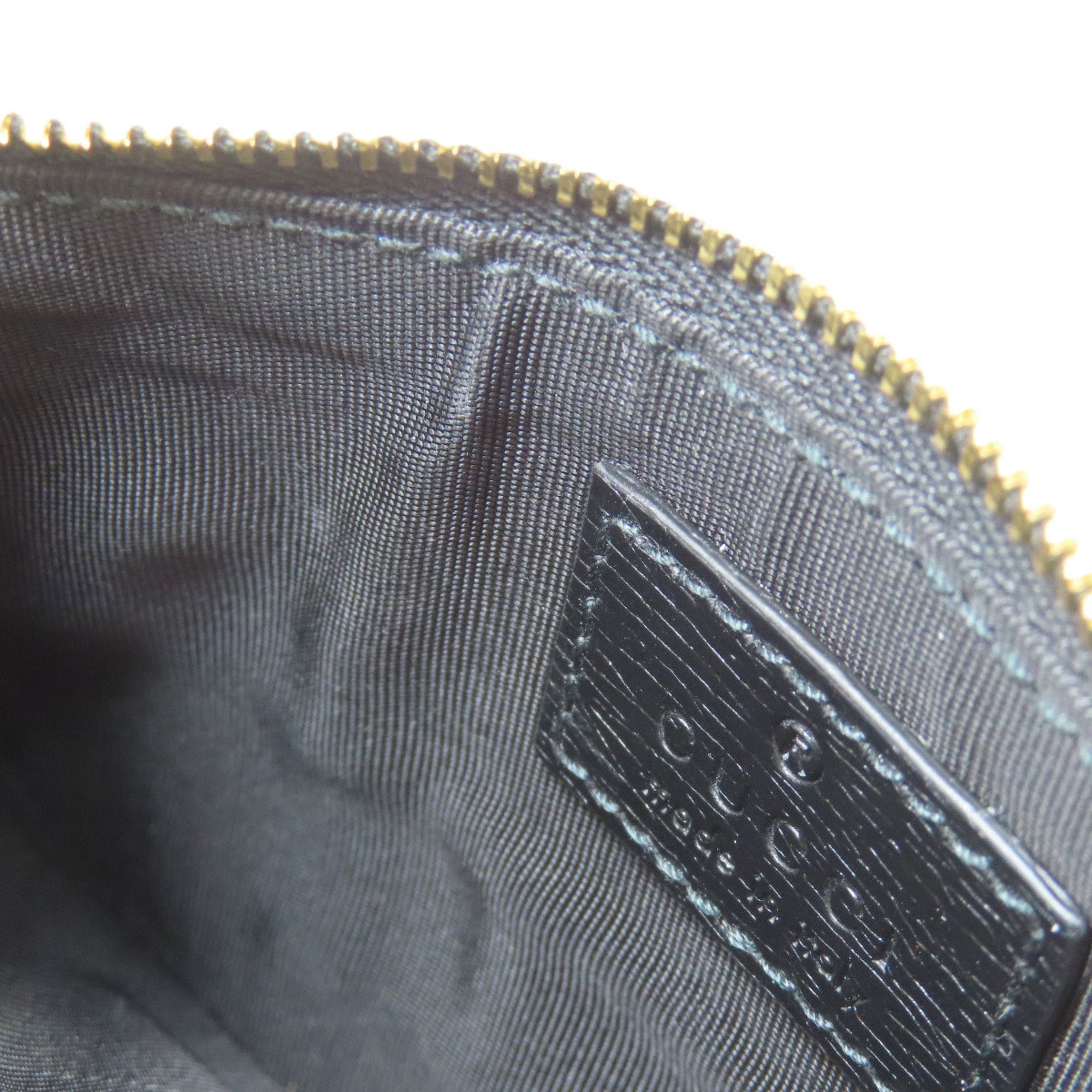 Gucci Black Leather Coin Purse/Coin Case (Pre-Owned)