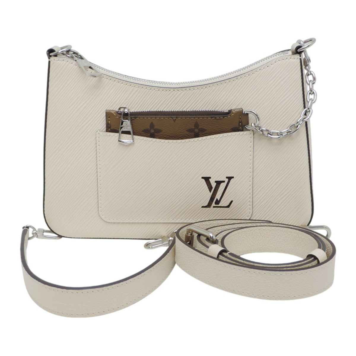 Louis Vuitton White Epi Leather Handbag (Pre-Owned)