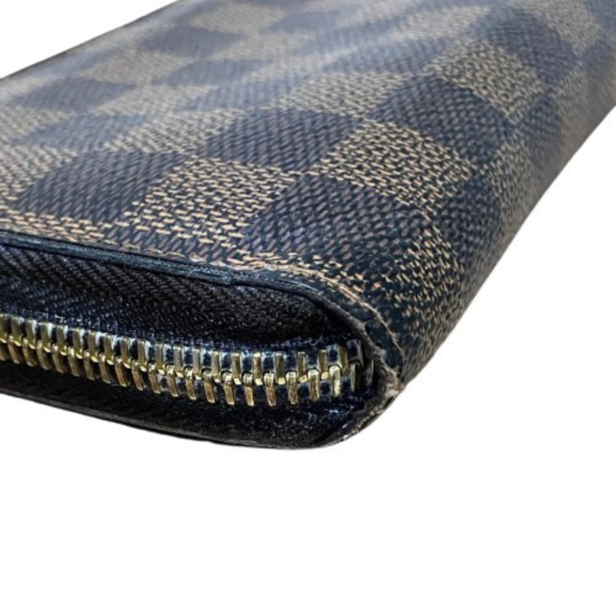 Louis Vuitton Damier Brown Pvc Long Wallet (Bi-Fold) (Pre-Owned)
