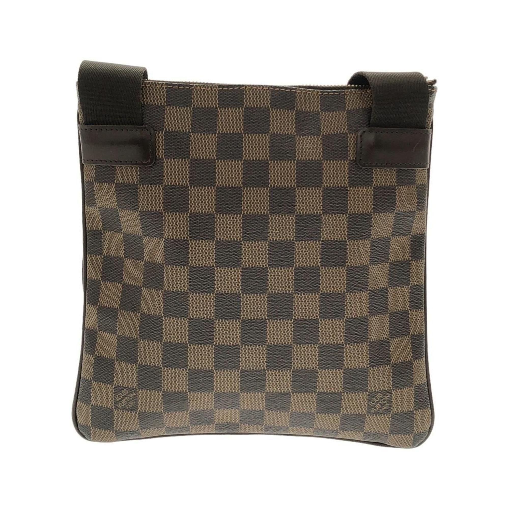 Louis Vuitton Ebene Coated Canvas Pochette Shoulder Bag (Pre-Owned)