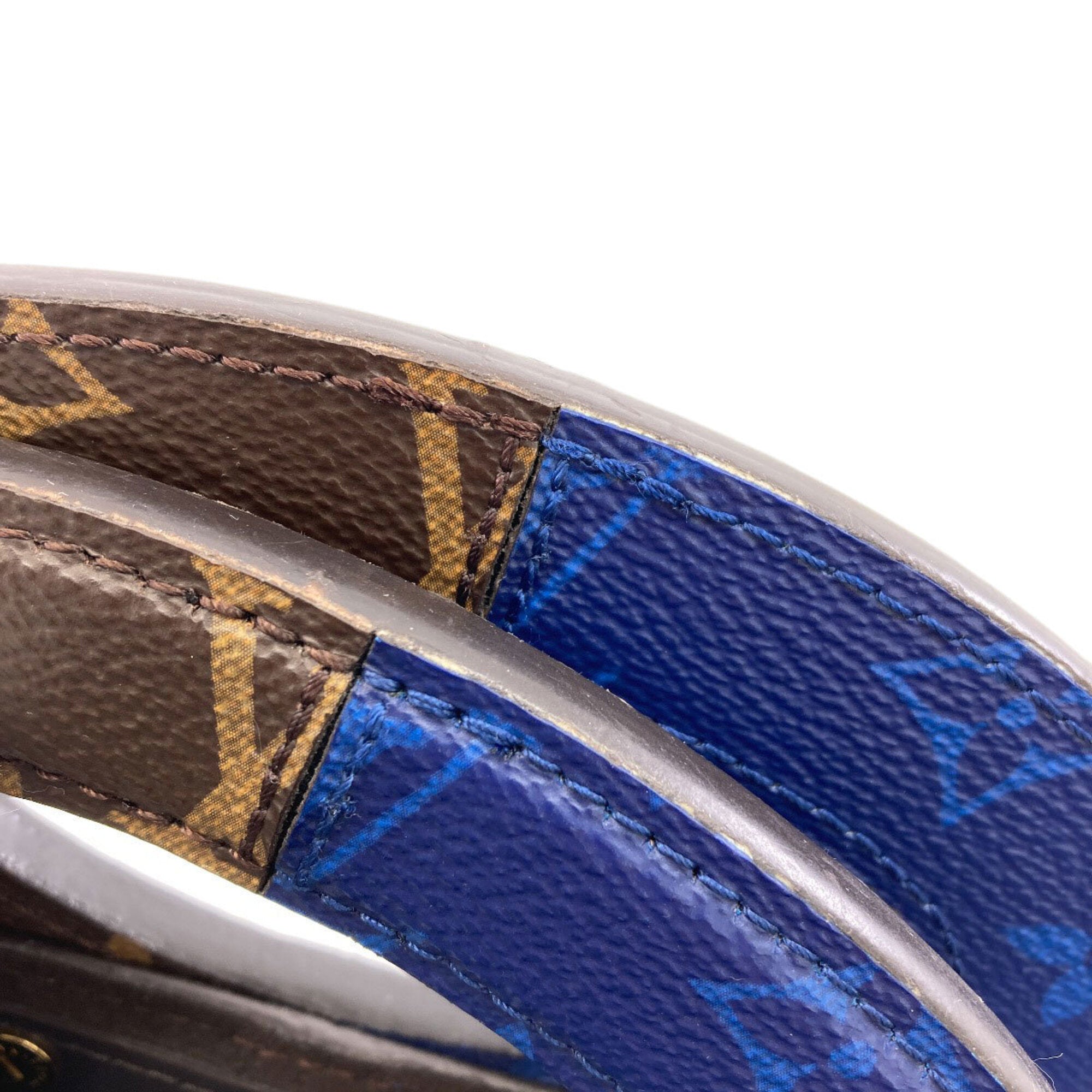 Louis Vuitton Blue Monogram Monogram Handbag (Pre-Owned)