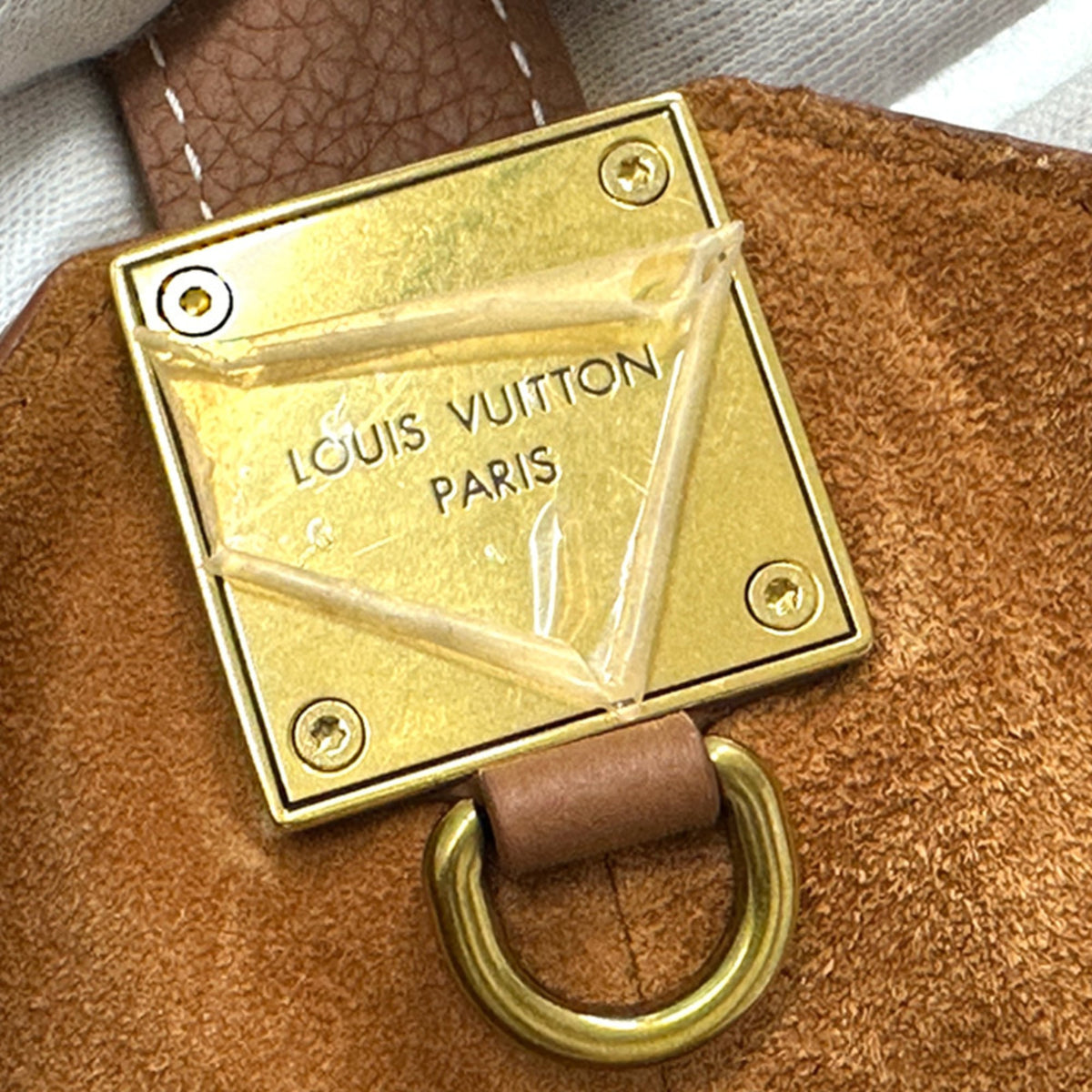 Louis Vuitton Brown Cognac Leather Handbag Shoulder Bag (Pre-Owned)