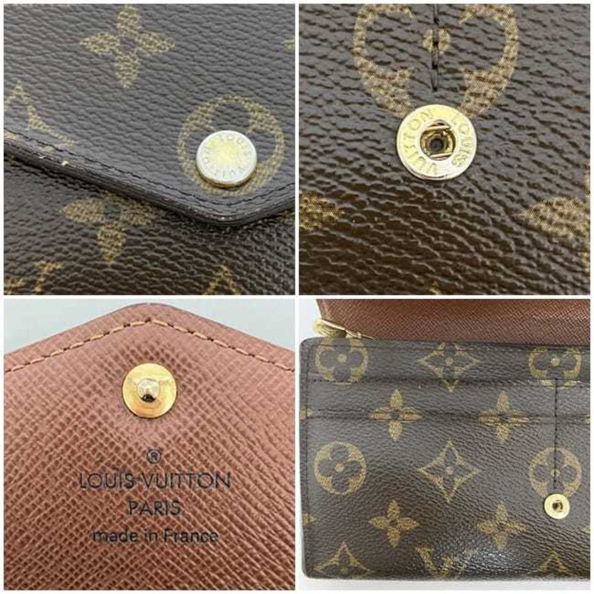Louis Vuitton Monogram Brown Galle Monogram Monogram Long Wallet (Bi-Fold) (Pre-Owned)