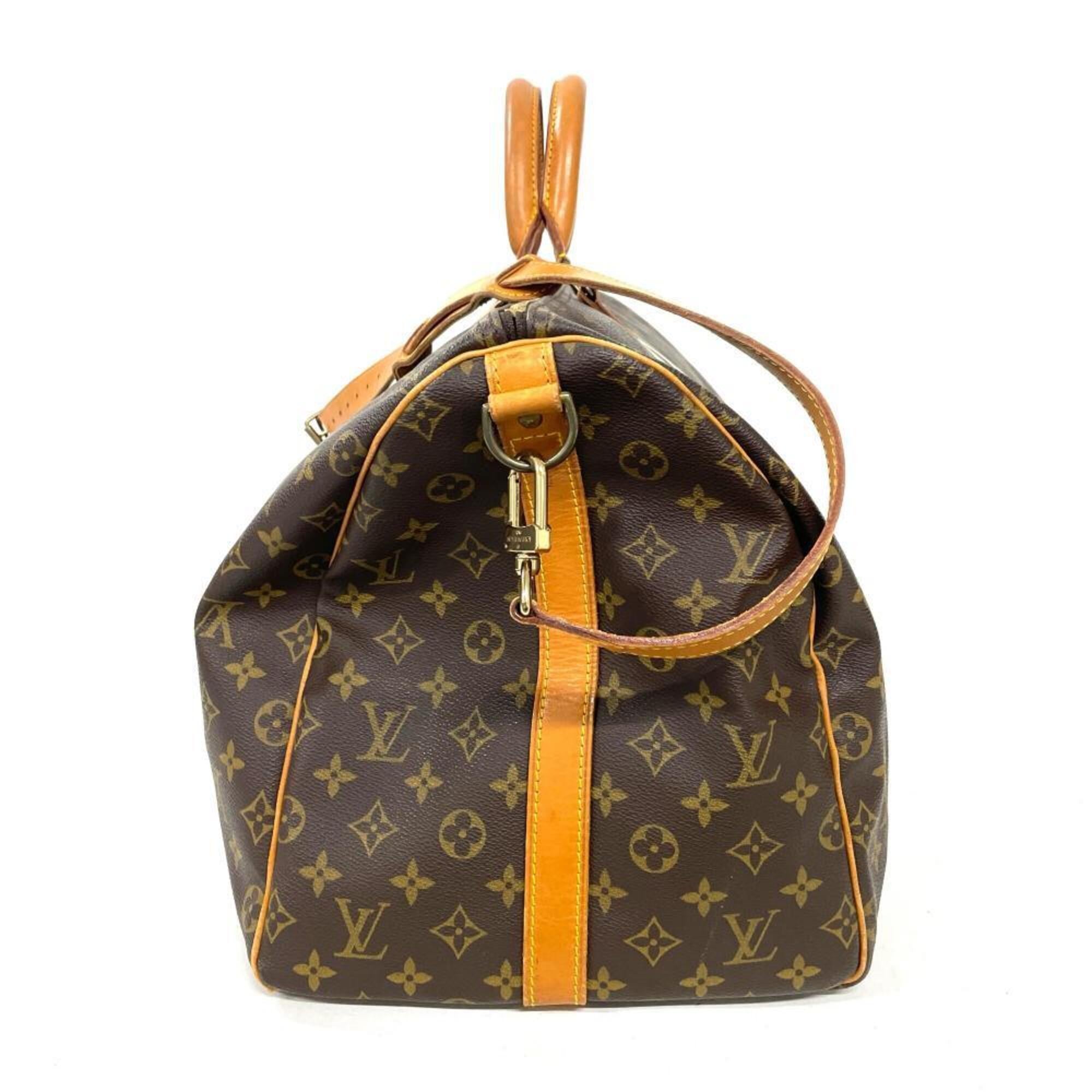 Louis Vuitton Brown Monogram Canvas Boston Bag (Pre-Owned)
