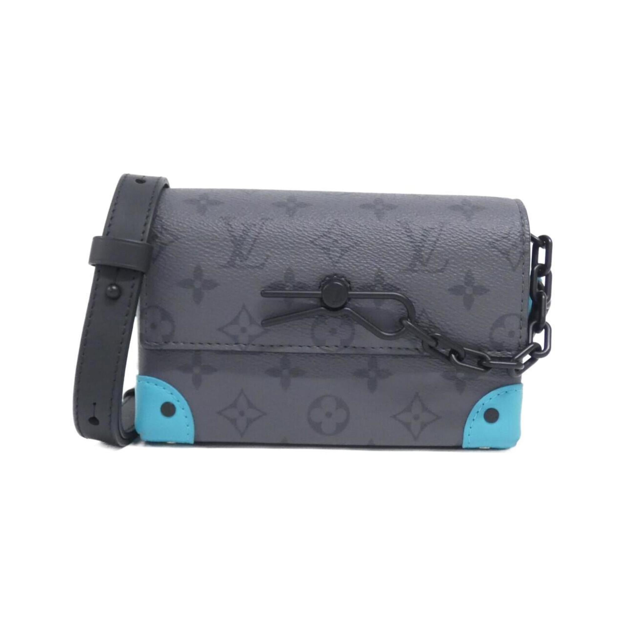 Louis Vuitton Black Coated Canvas Shoulder Bag (Pre-Owned)