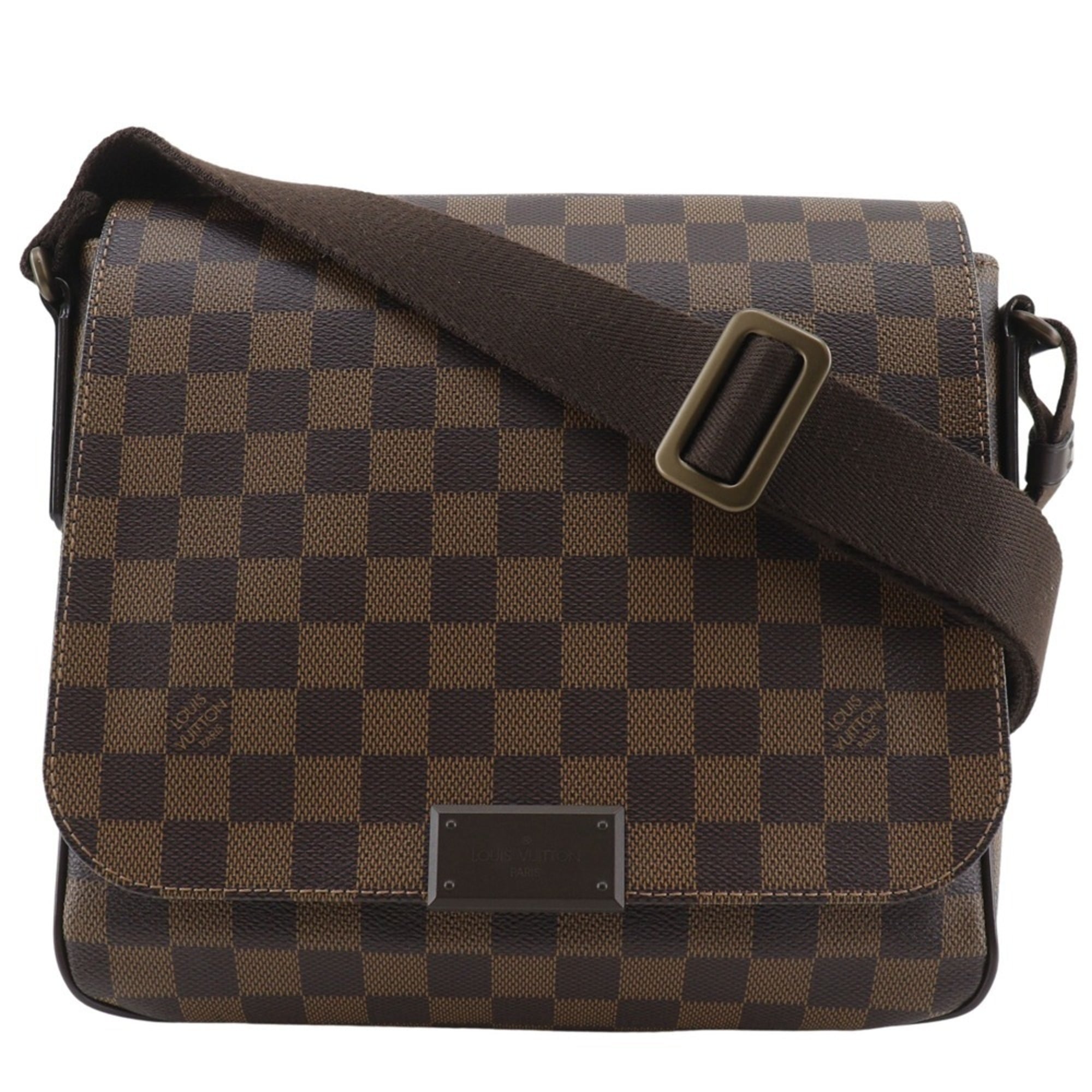 Louis Vuitton Brown Damier Canvas Shoulder Bag (Pre-Owned)