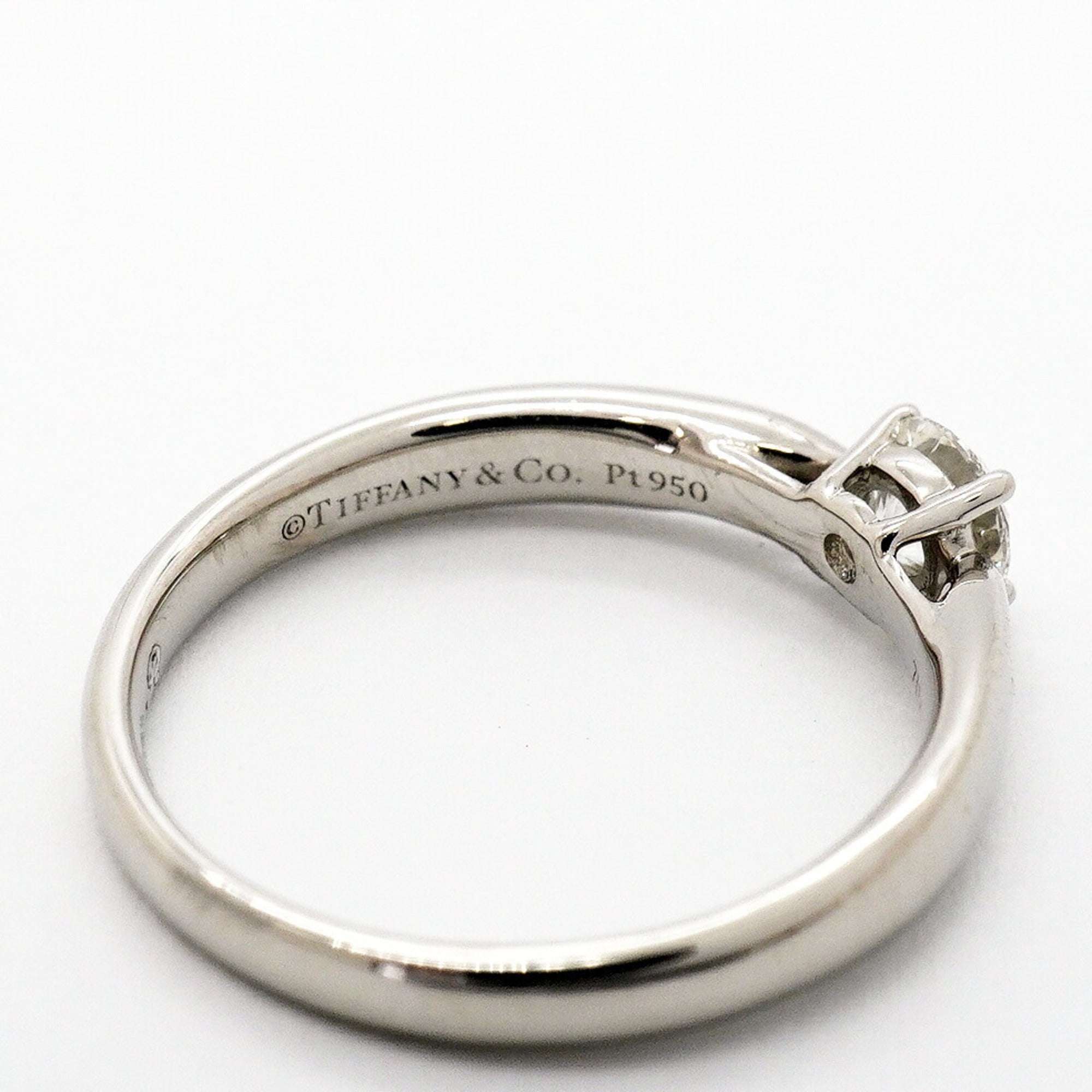 Tiffany Platinum 950 Band Ring (Pre-Owned)