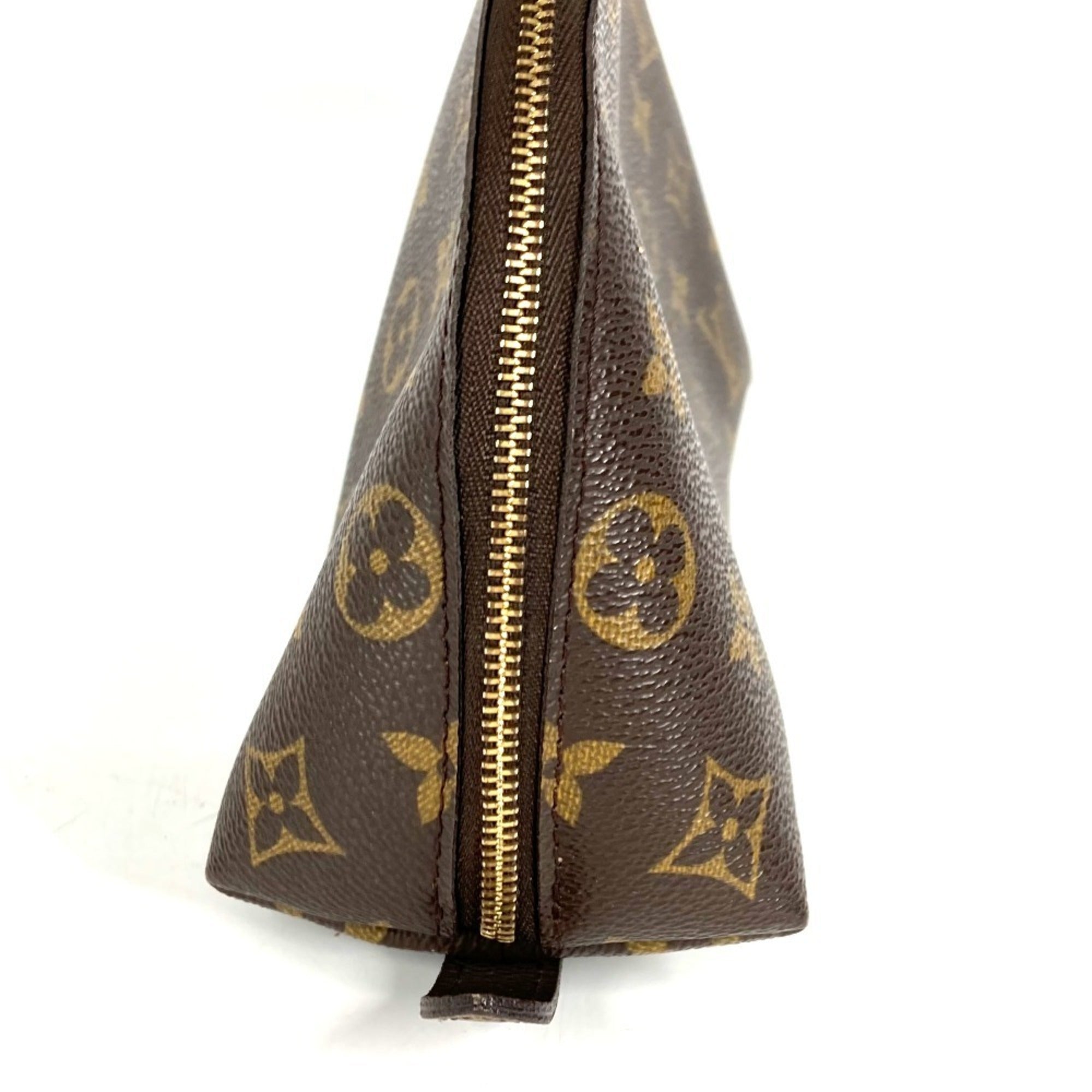 Louis Vuitton Brown Monogram Canvas Pouch Wash Bag (Pre-Owned)