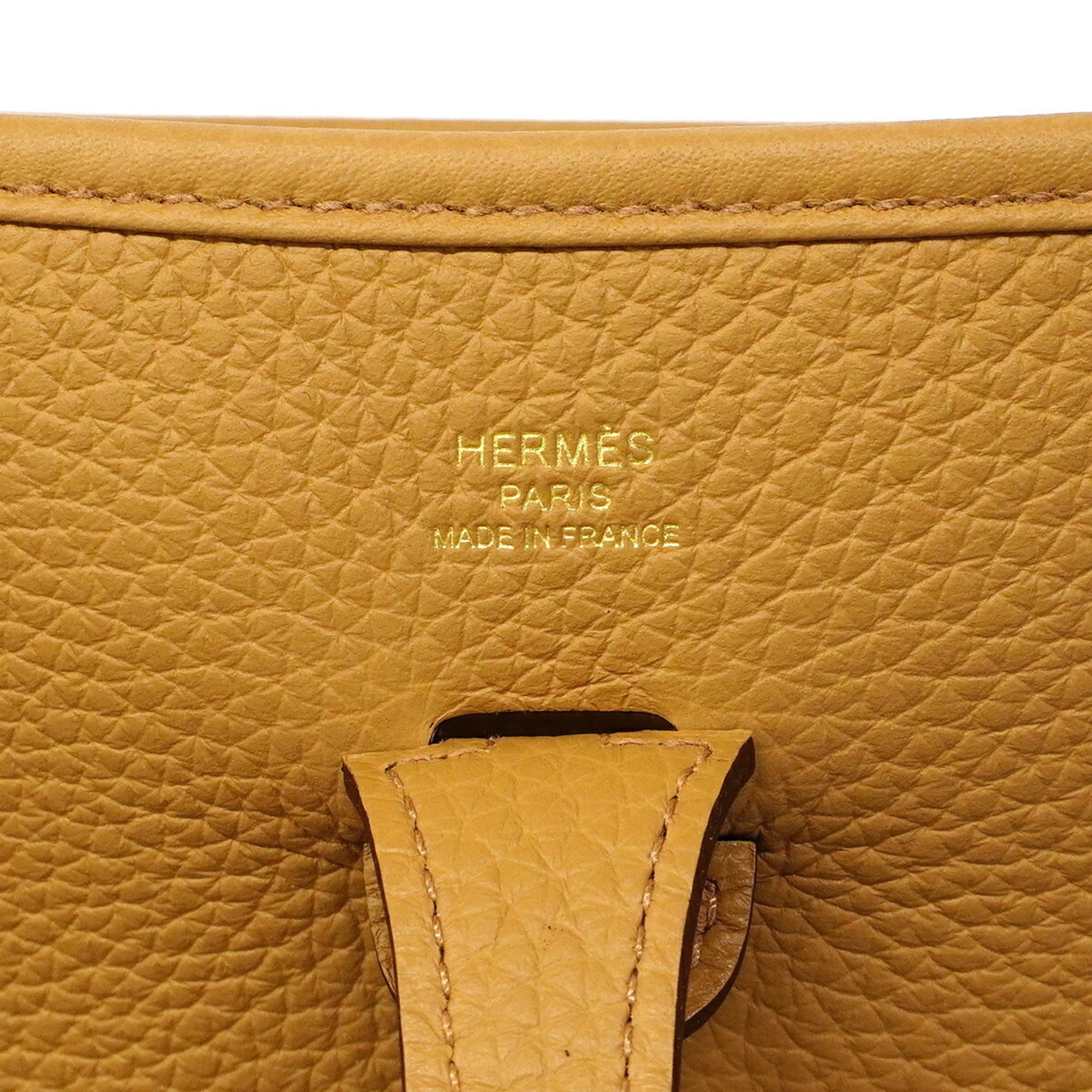 Hermes Brown Taurillon Clemence Leather Shoulder Bag (Pre-Owned)