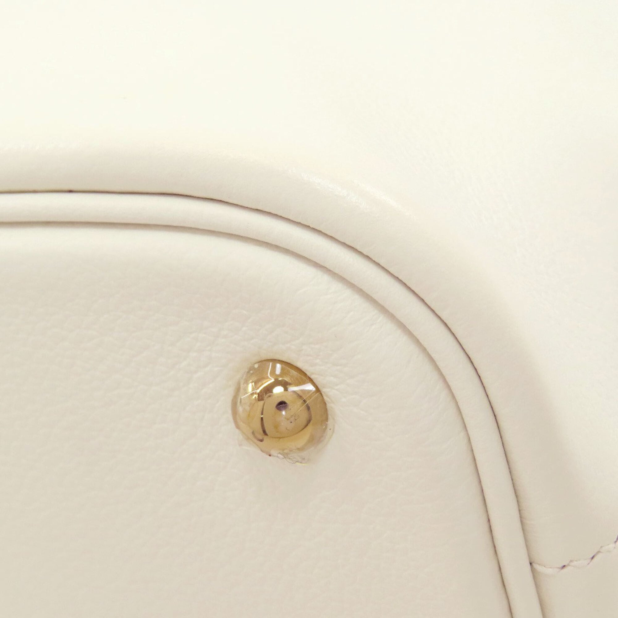 Hermes Brown White Handbag (Pre-Owned)