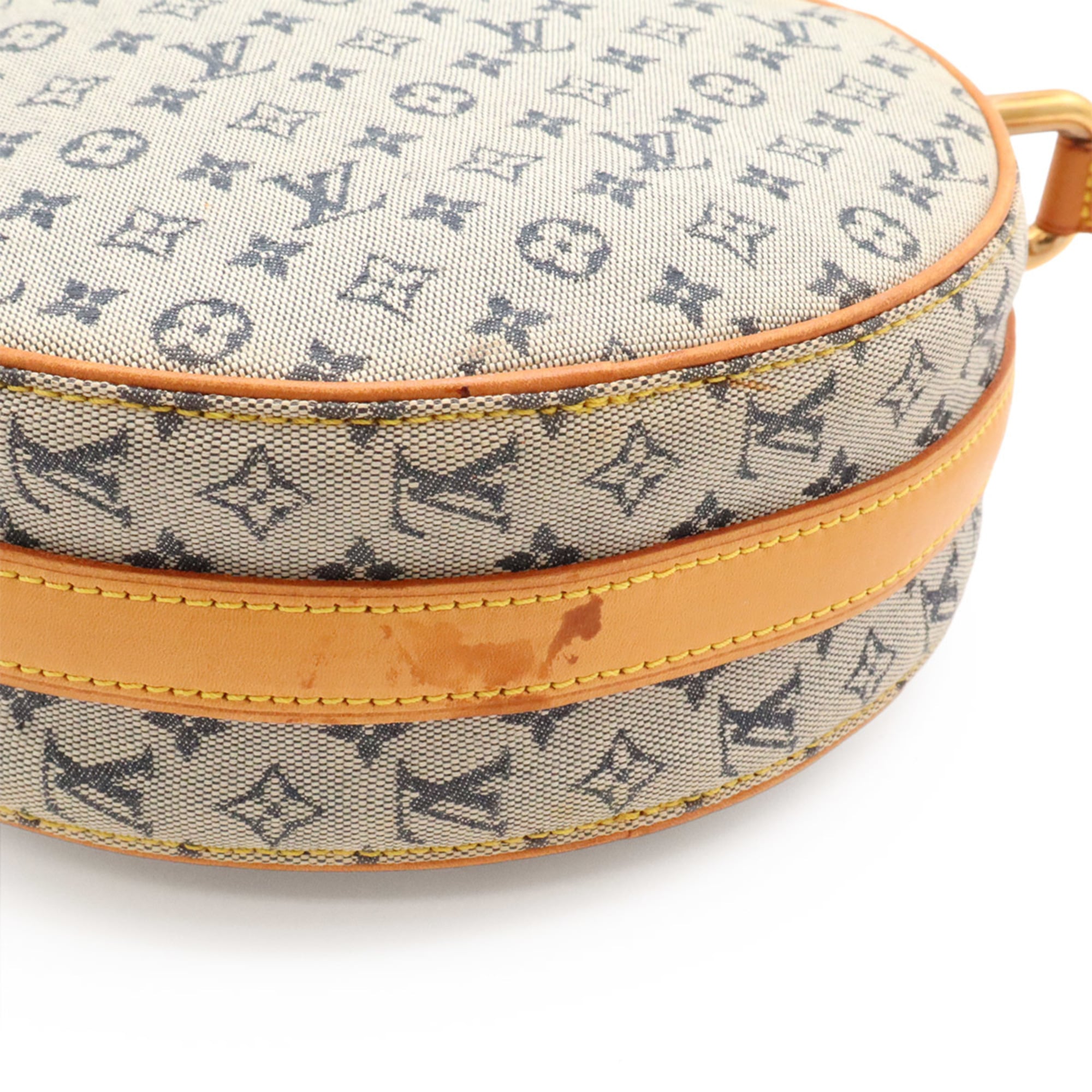 Louis Vuitton Blue Monogram Yellow Monogram Mini Pochette Shoulder Bag (Pre-Owned)