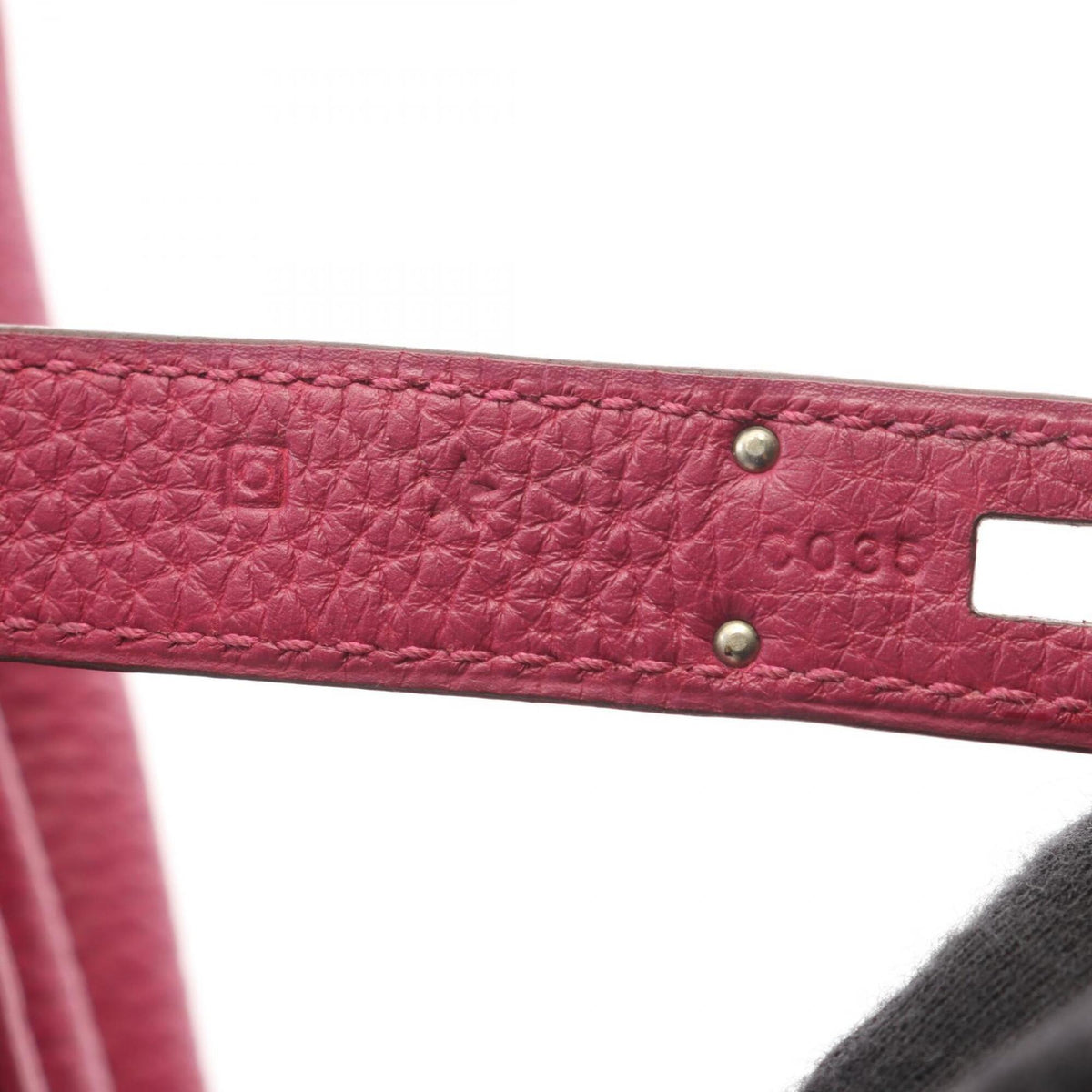Hermes Pink Togo Leather Handbag (Pre-Owned)