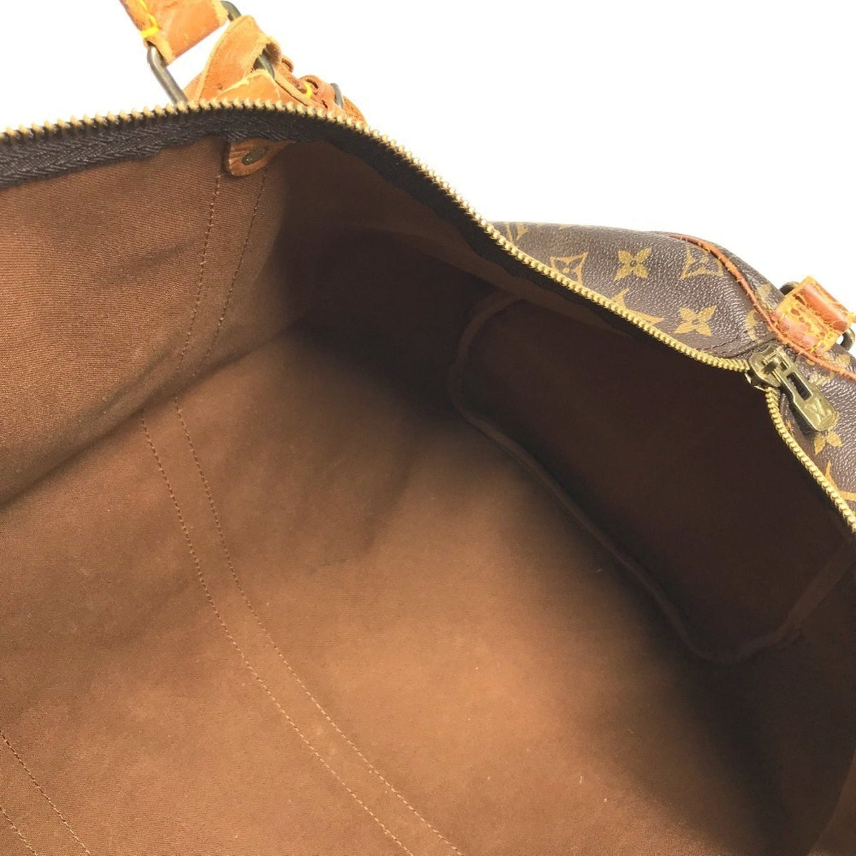 Louis Vuitton Brown Monogram Canvas Boston Bag Handbag (Pre-Owned)