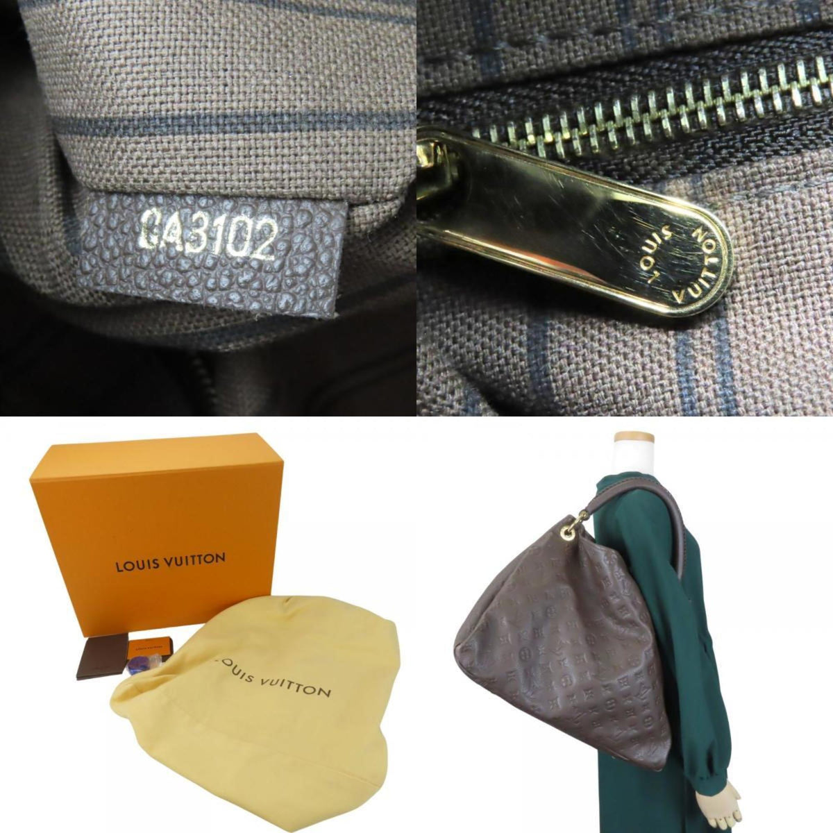 Louis Vuitton Dark Brown Monogram Empreinte Shoulder Bag (Pre-Owned)