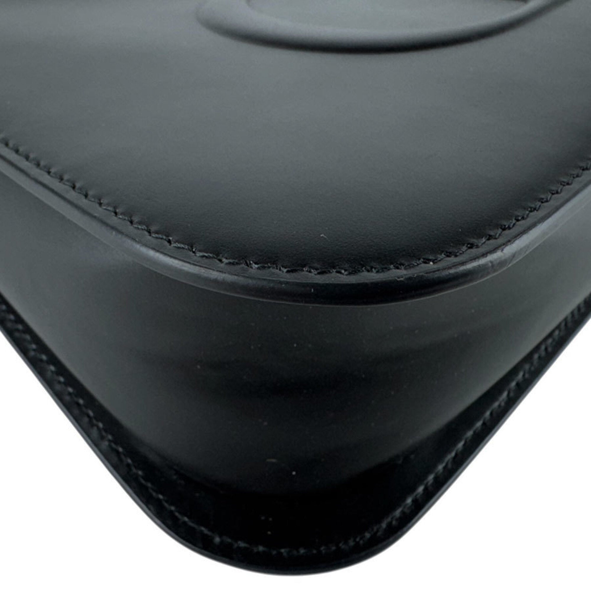 Christian Dior Black Leather Shoulder Bag (Pre-Owned)