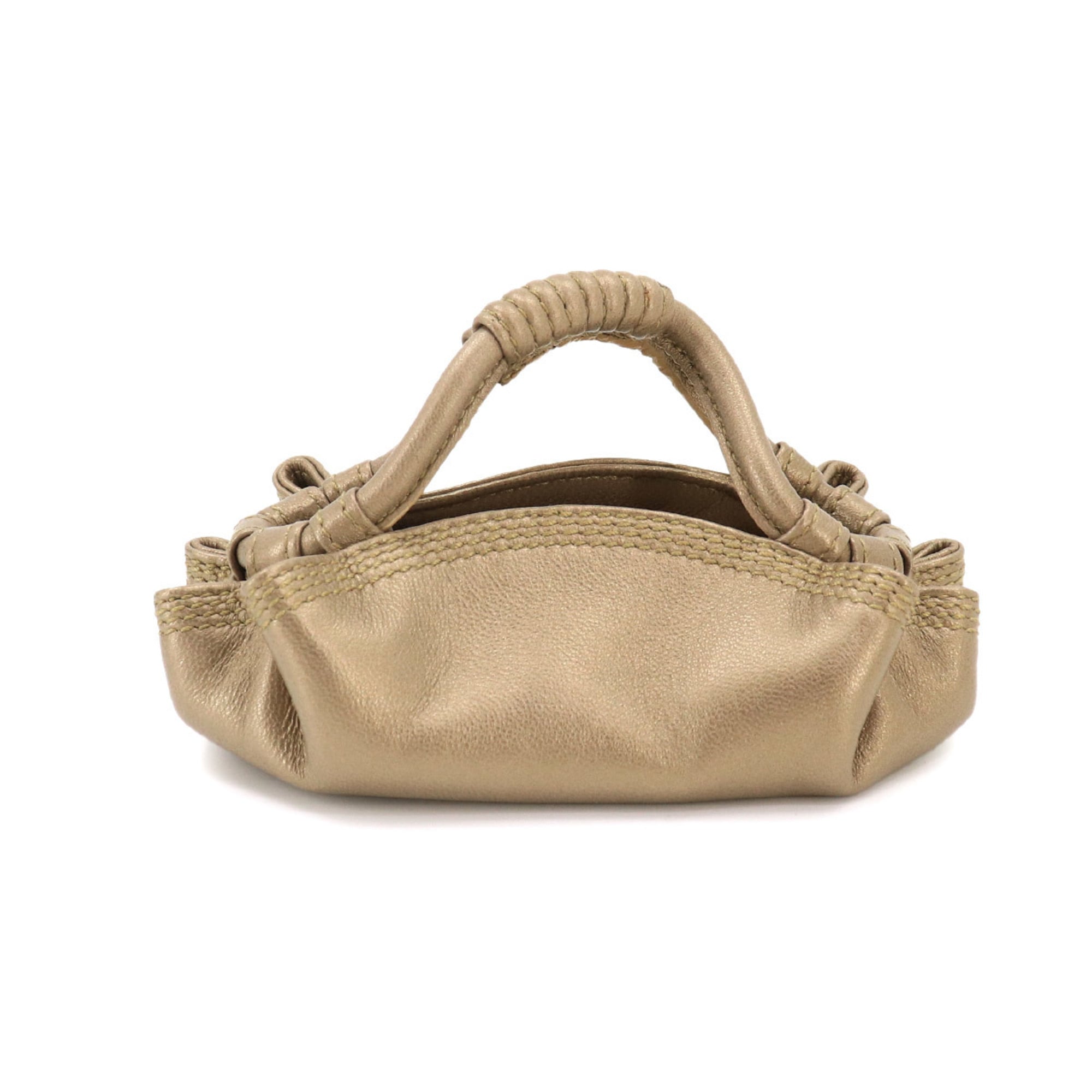 Loewe Bronze Leather Coin Purse/Coin Case (Pre-Owned)