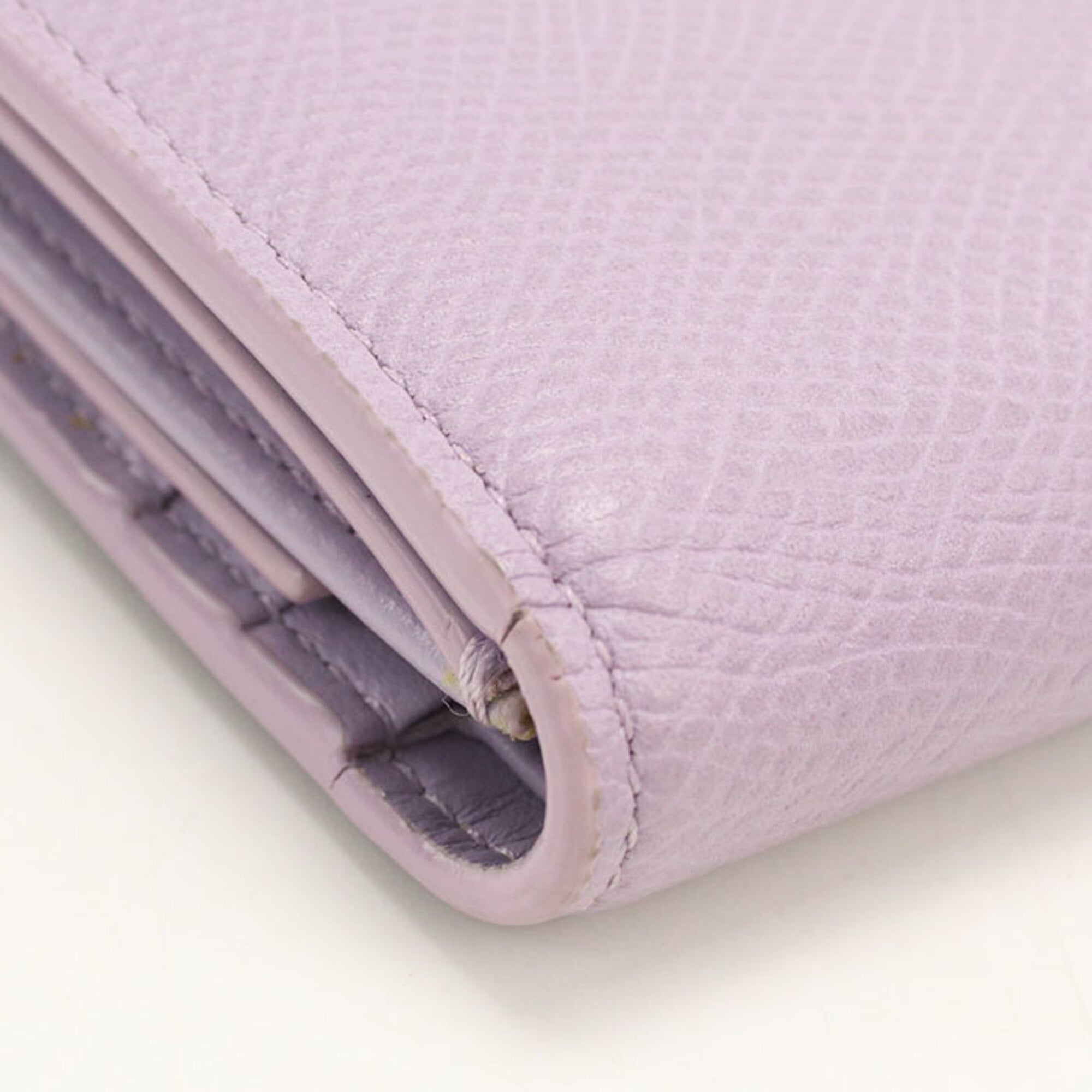 Celine Purple Leather Wallet (Bi-Fold) (Pre-Owned)