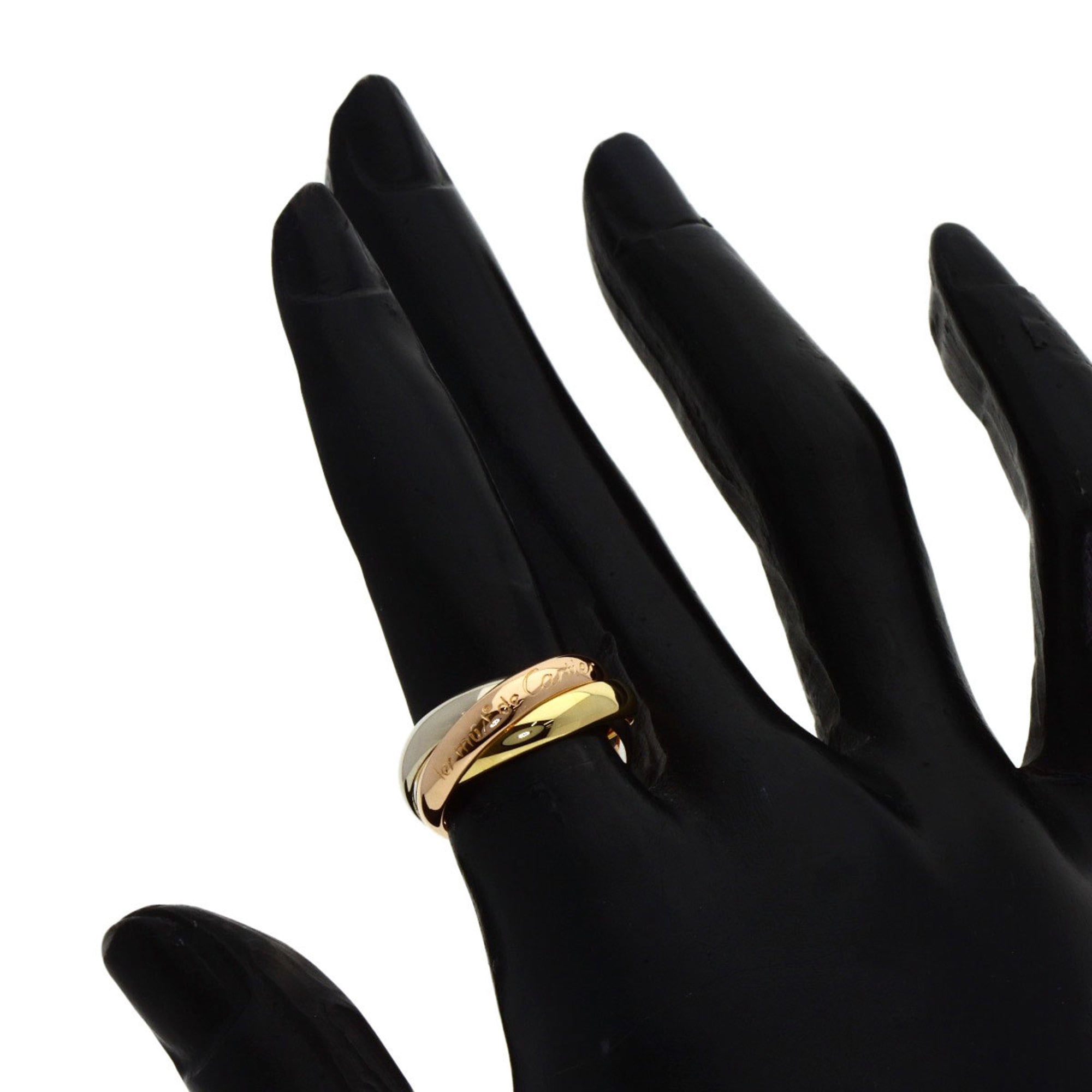 Cartier Yellow Gold (18K) Pink Gold (18K) White Gold (18K) Band Ring (Pre-Owned)