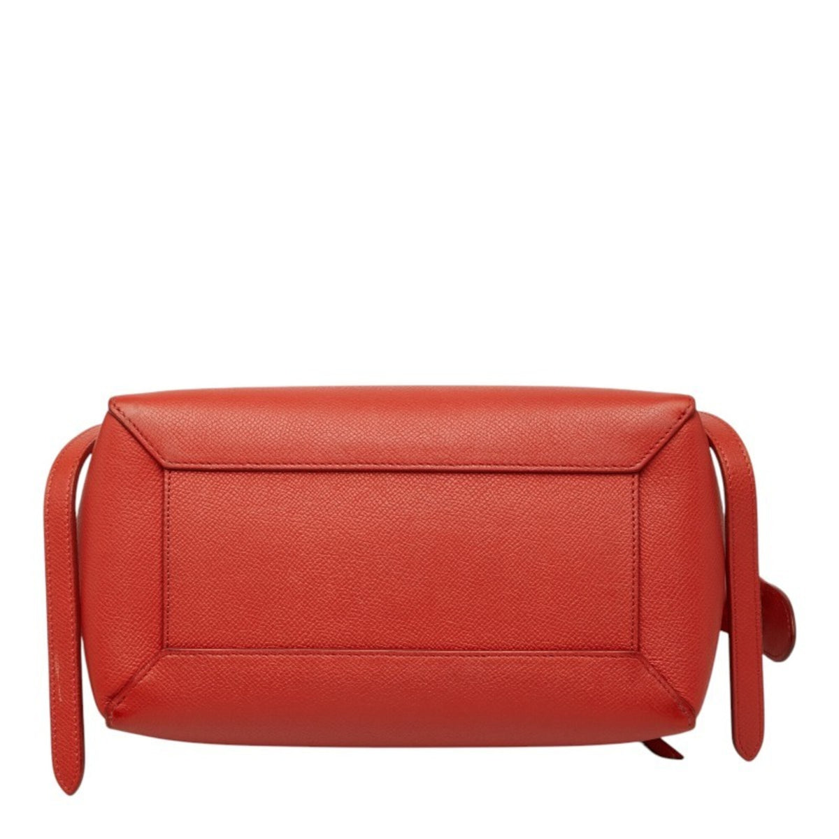Celine Orange Leather Handbag Shoulder Bag (Pre-Owned)