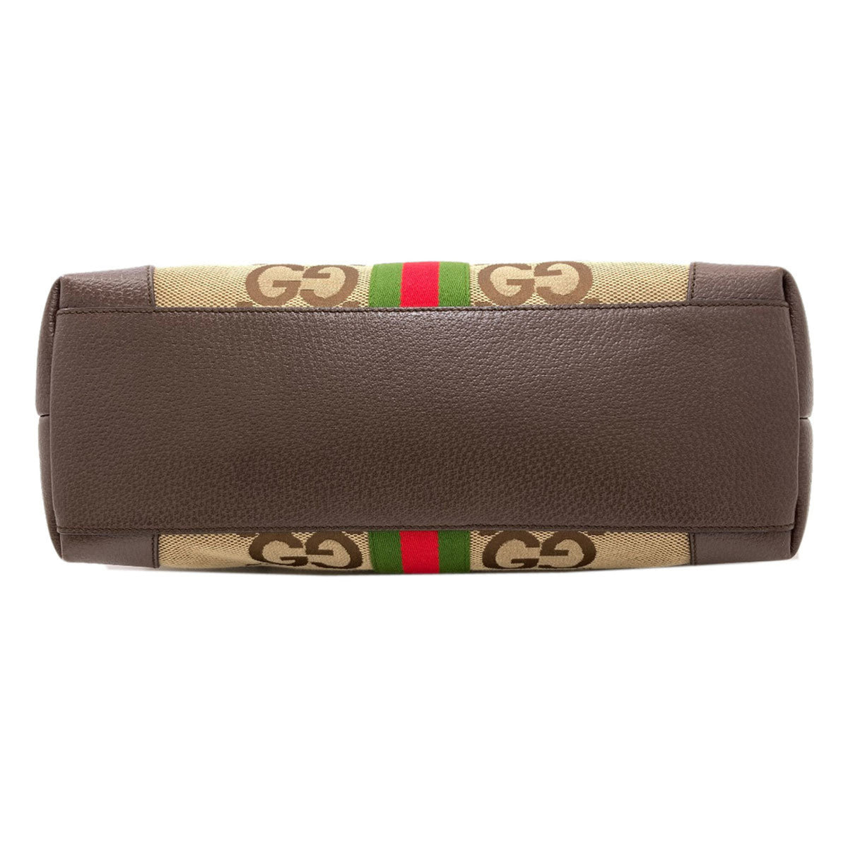 Gucci Beige Brown Canvas Tote Bag (Pre-Owned)