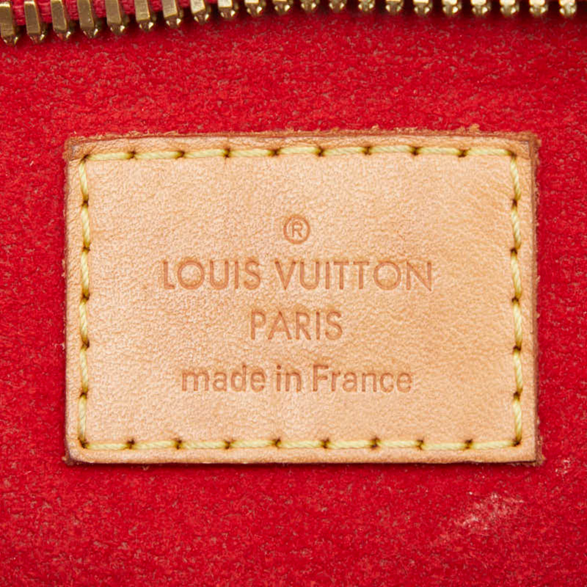 Louis Vuitton Cerise Monogram Red Brown Monogram Handbag Shoulder Bag (Pre-Owned)