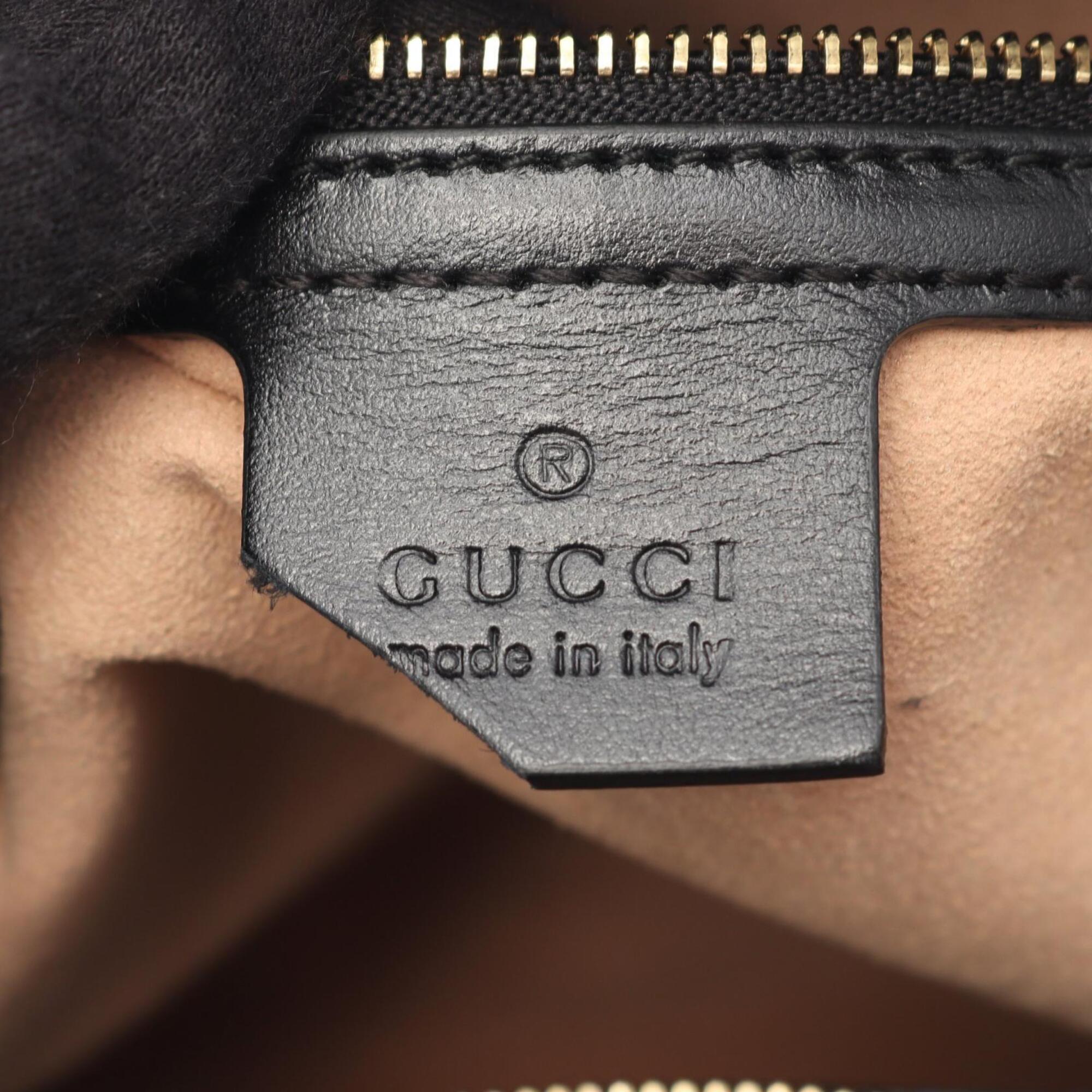 Gucci Black Leather Handbag (Pre-Owned)