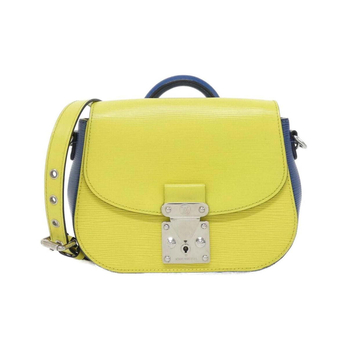 Louis Vuitton Pistache Yellow Leather Handbag (Pre-Owned)