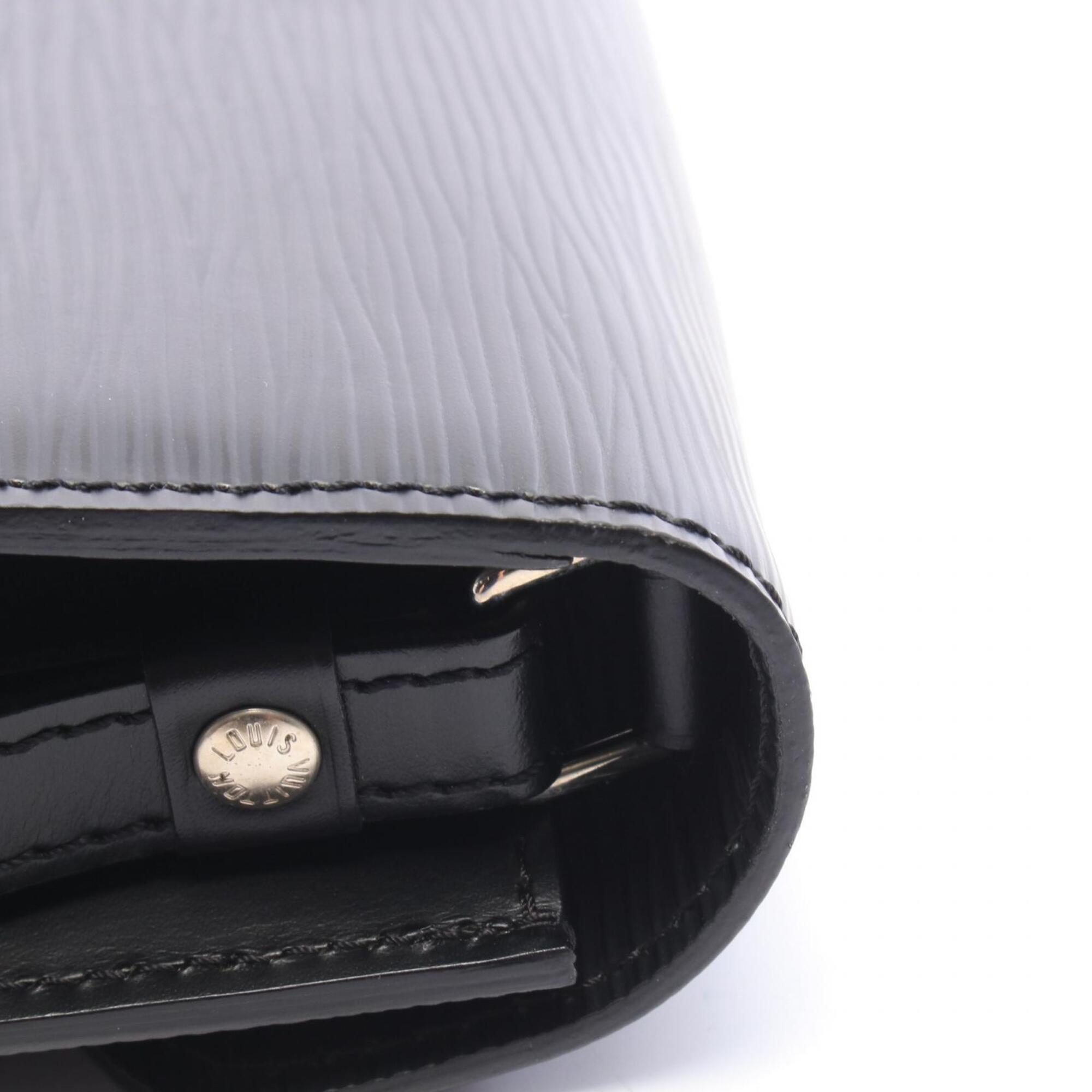 Louis Vuitton Black Leather Clutch Bag Handbag Pochette (Pre-Owned)