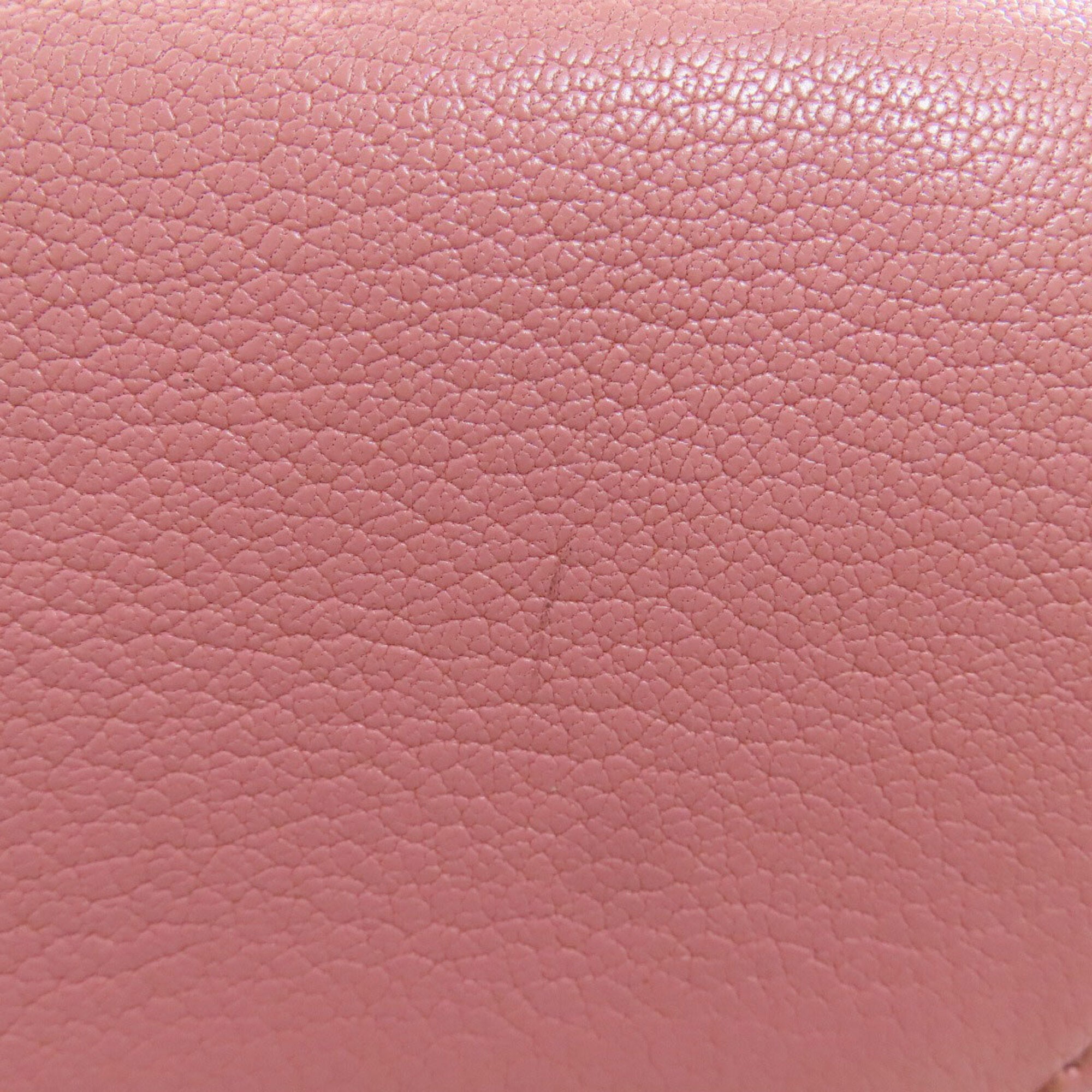 Miu Miu Pink Yellow Leather Handbag (Pre-Owned)
