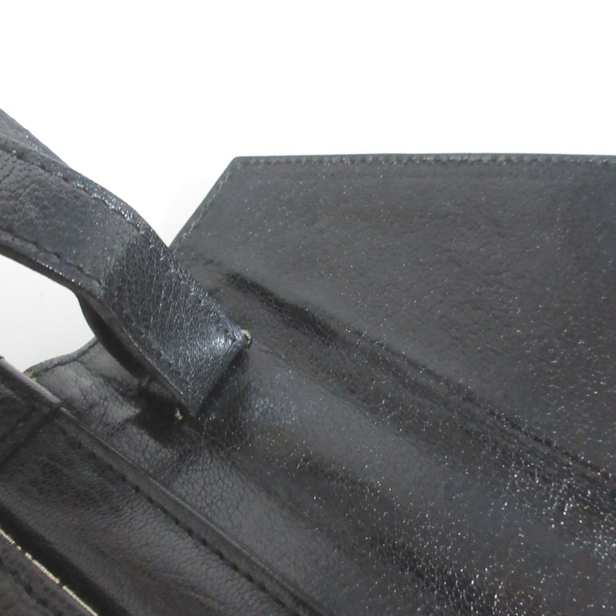 Yves Saint Laurent Black Leather Handbag (Pre-Owned)